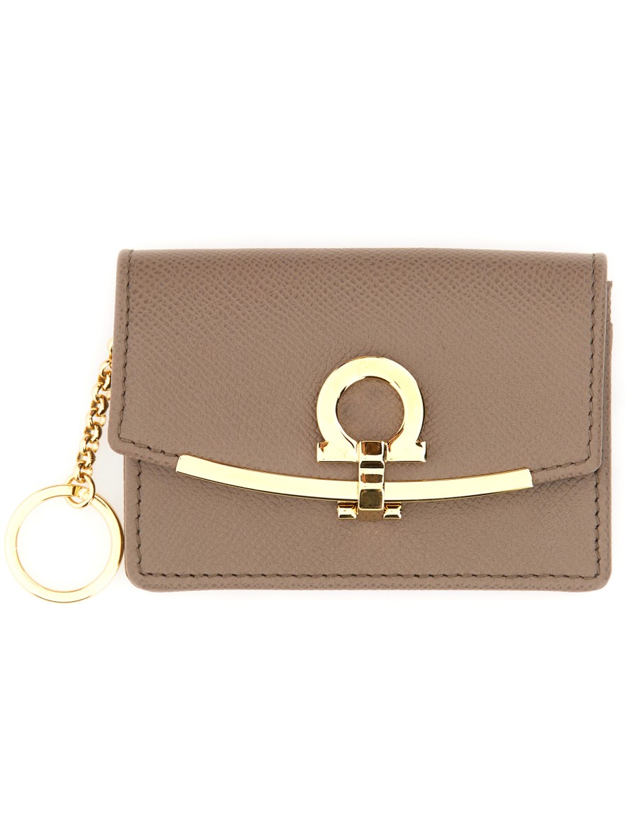 FERRAGAMO GANCINI BUSINESS CARD HOLDER Eleonora Bonucci