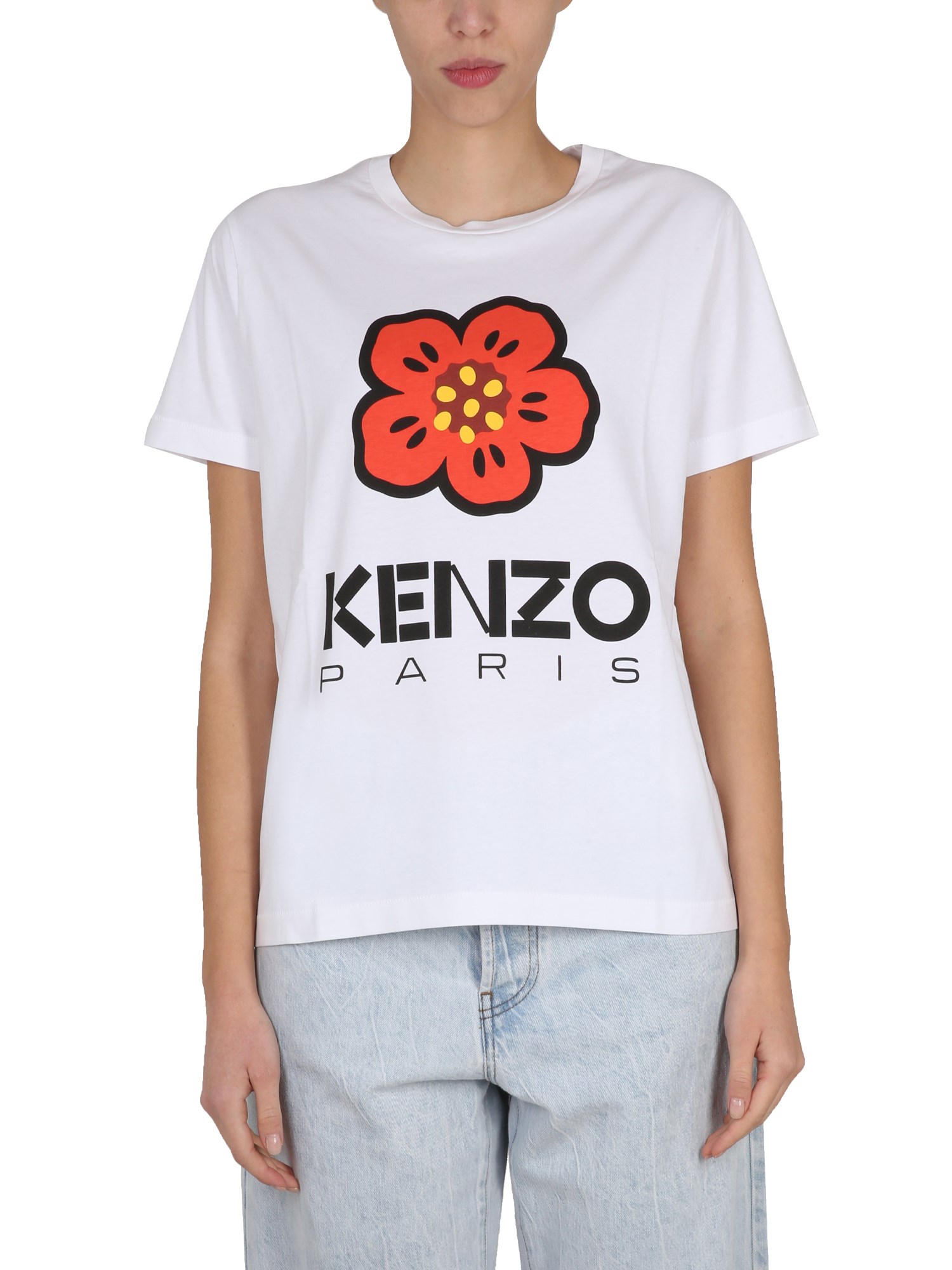 kenzo soft t-shirt 'boke flower'