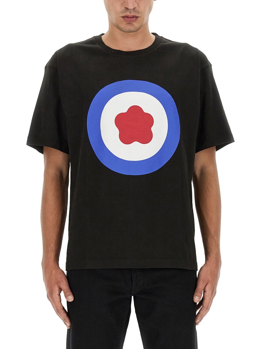 KENZO T-SHIRT TARGET IN JERSEY DI COTONE