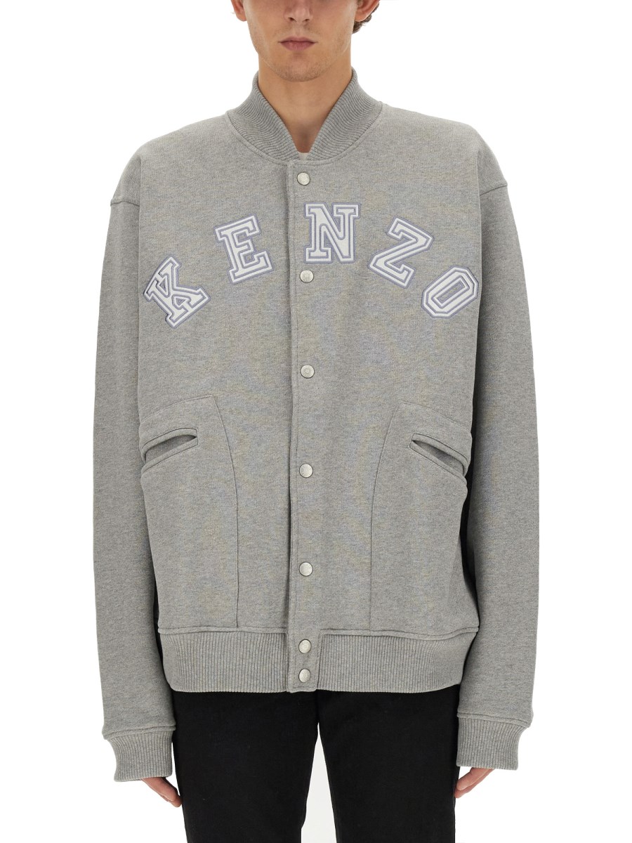 KENZO BOMBER ACADEMY IN COTONE