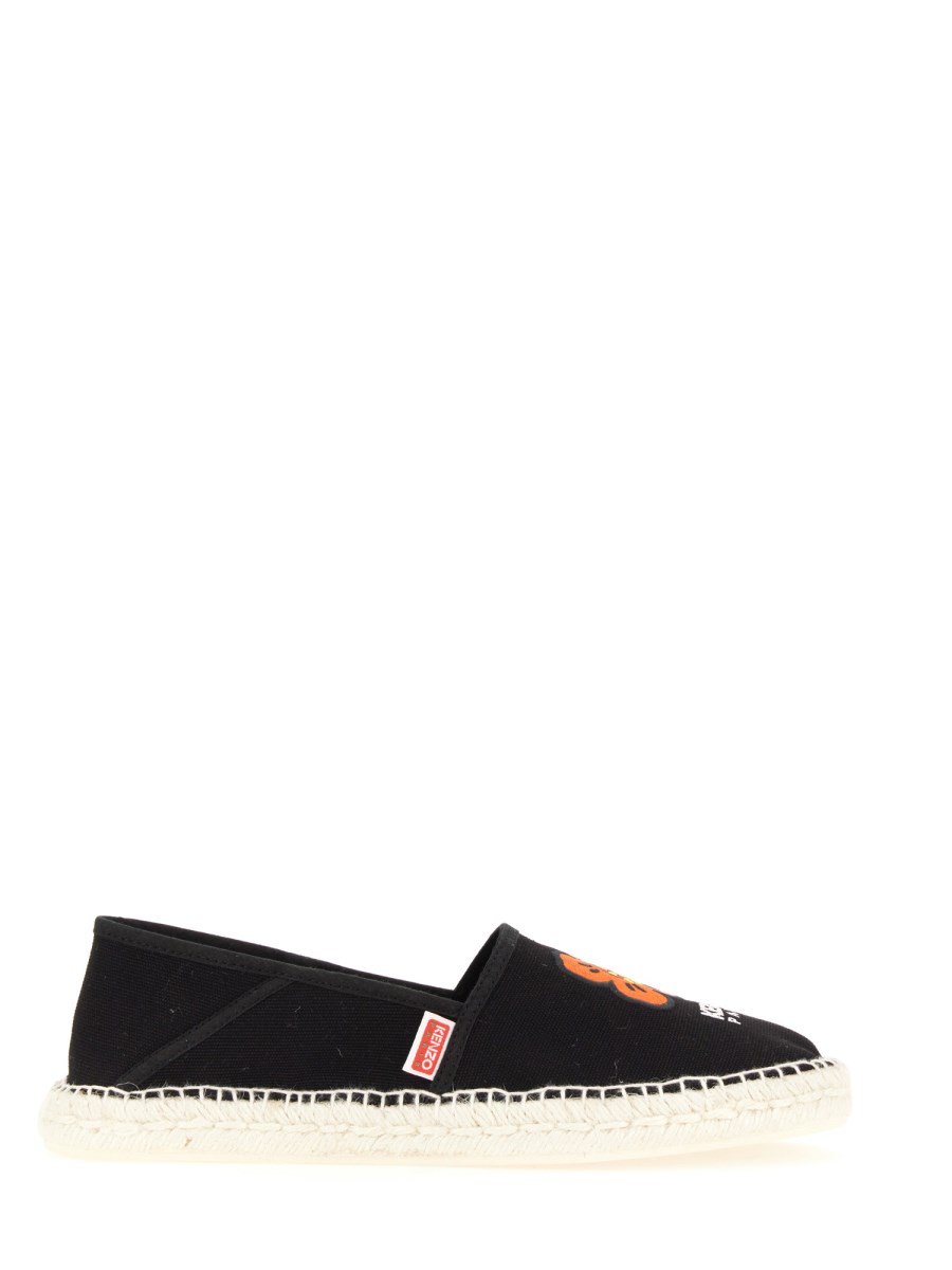 KENZO ESPADRILLA CON LOGO IN COTONE