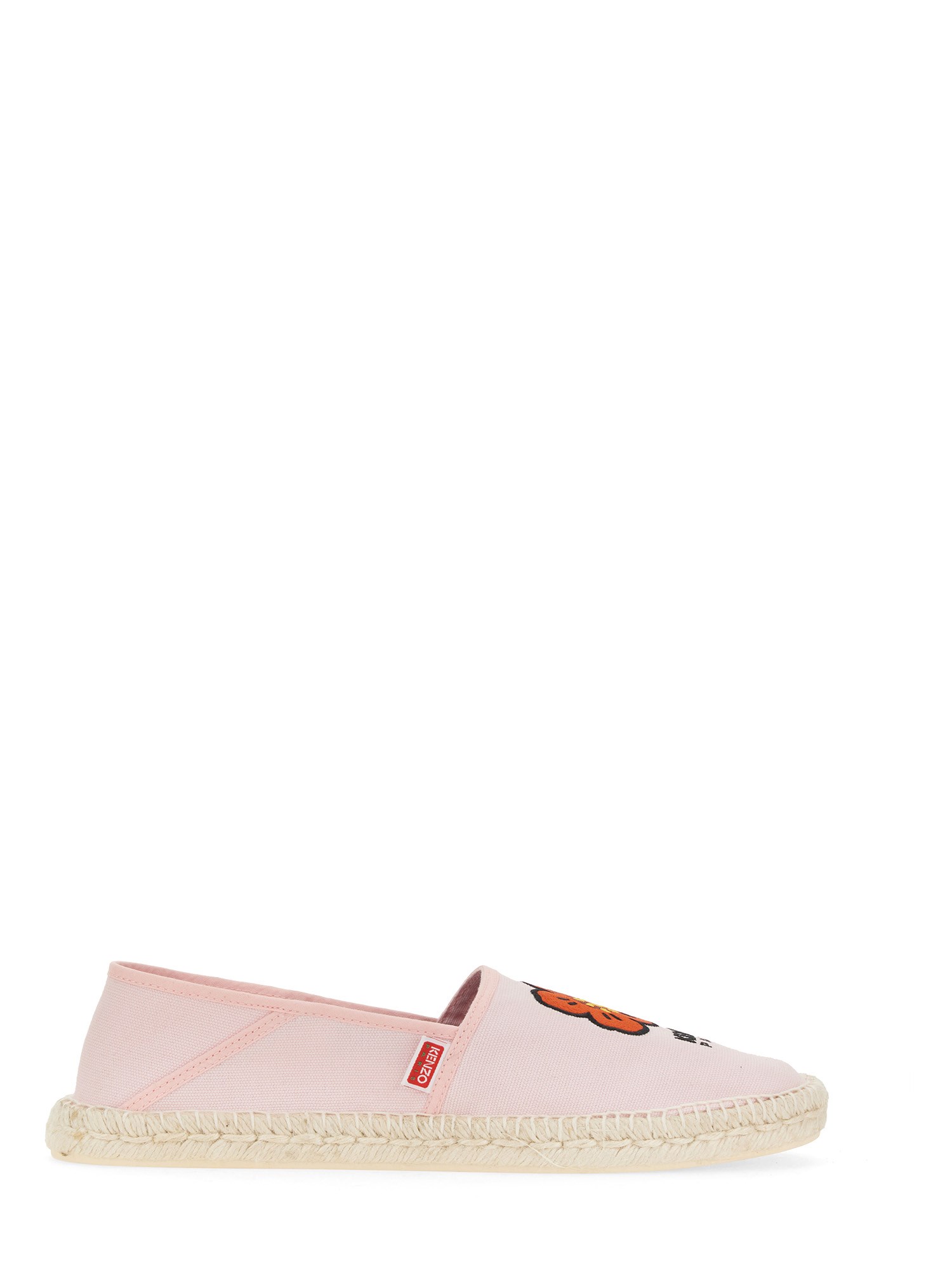 Shop Kenzo Espadrille With Logo In Pink