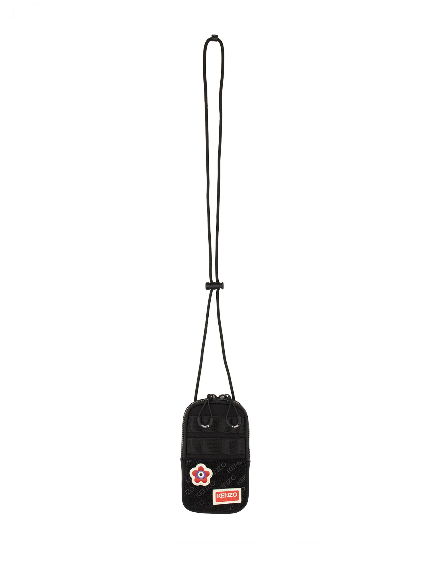 Kenzo Jungle Shoulder Phone Holder In Black