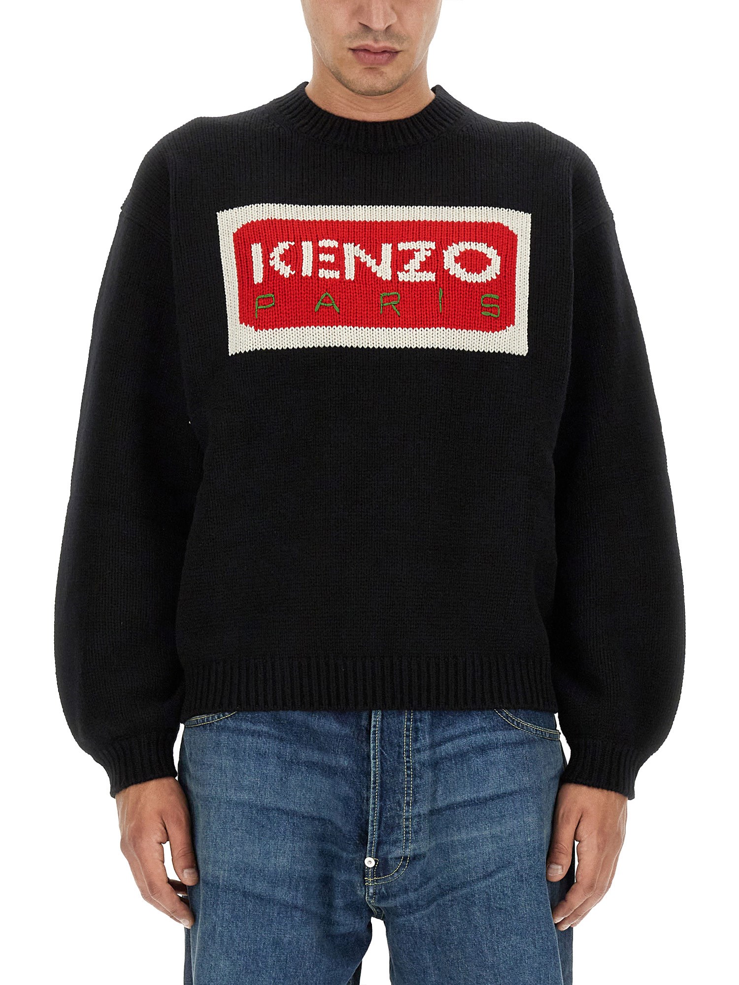 kenzo jersey with logo inlay