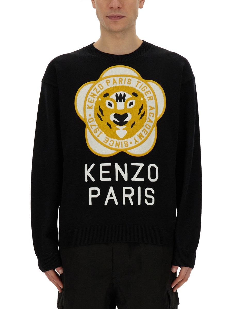 KENZO WOOL LOGO SWEATER Eleonora Bonucci