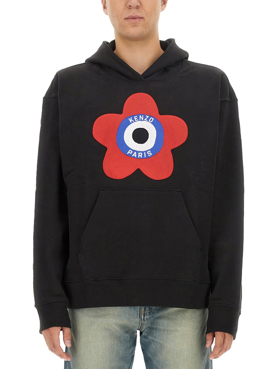 KENZO OVERSIZED TARGET SWEATSHIRT Eleonora Bonucci