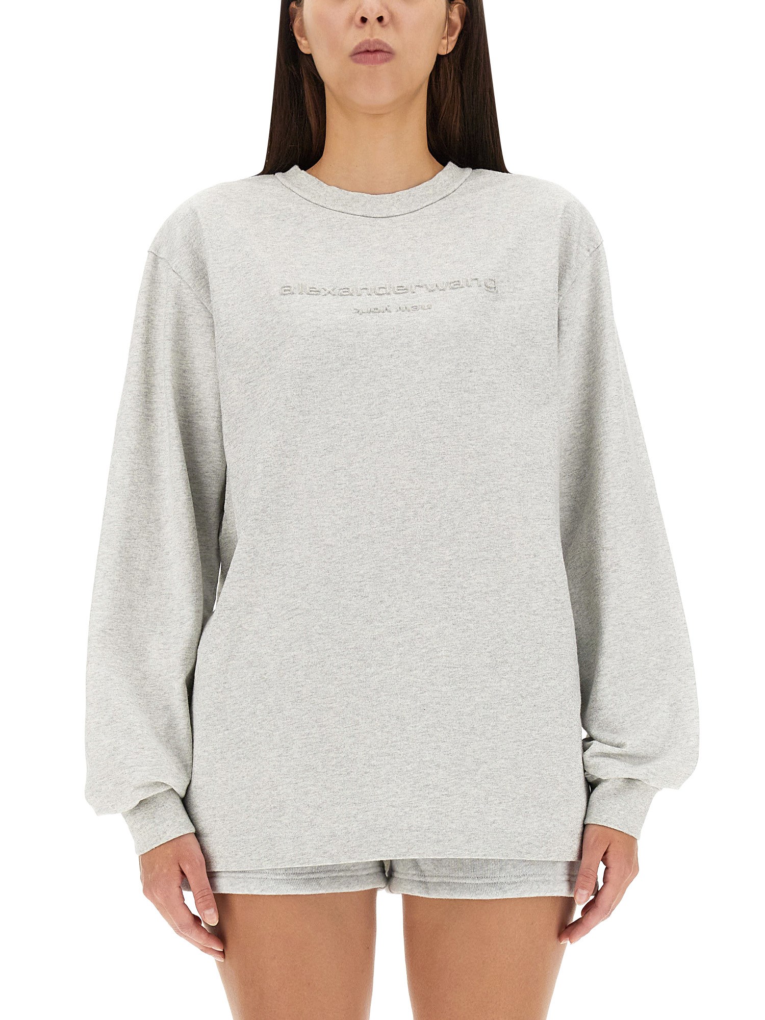 alexander wang sweatshirt with logo