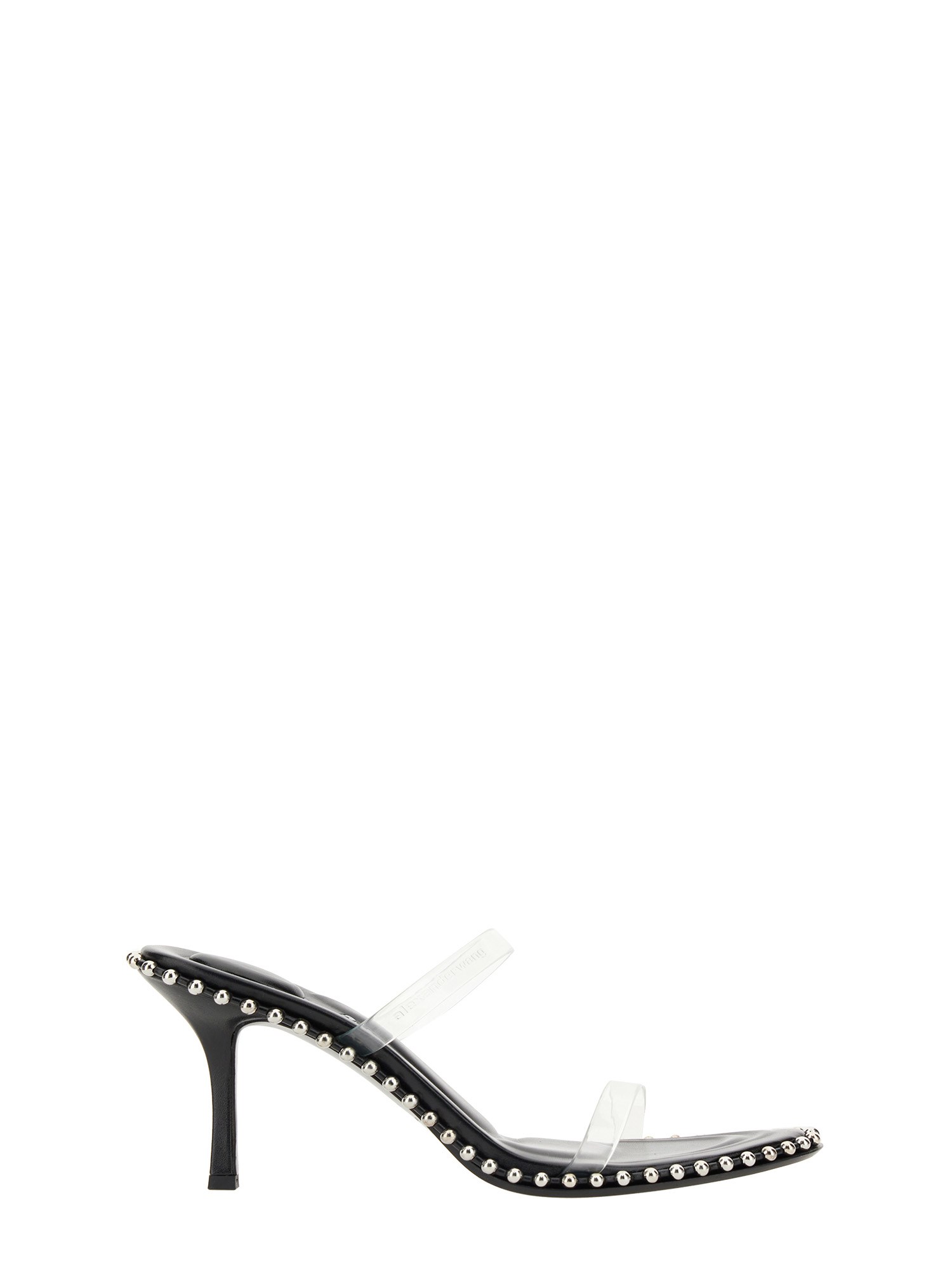 Shop Alexander Wang Nova 85 Sandal In Black