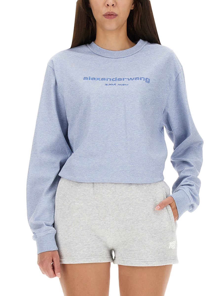 Alexander wang hotsell logo sweatshirt