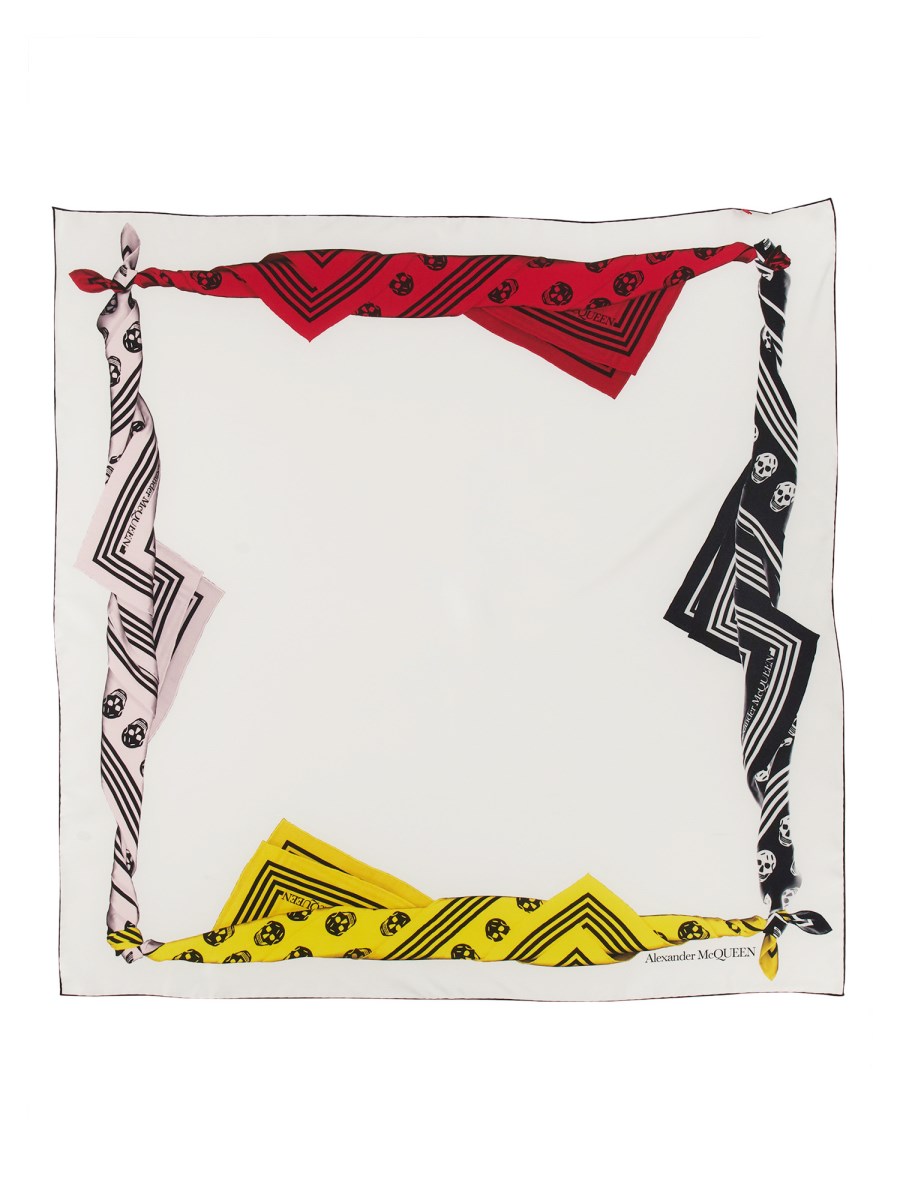 ALEXANDER McQUEEN FOULARD IN SETA