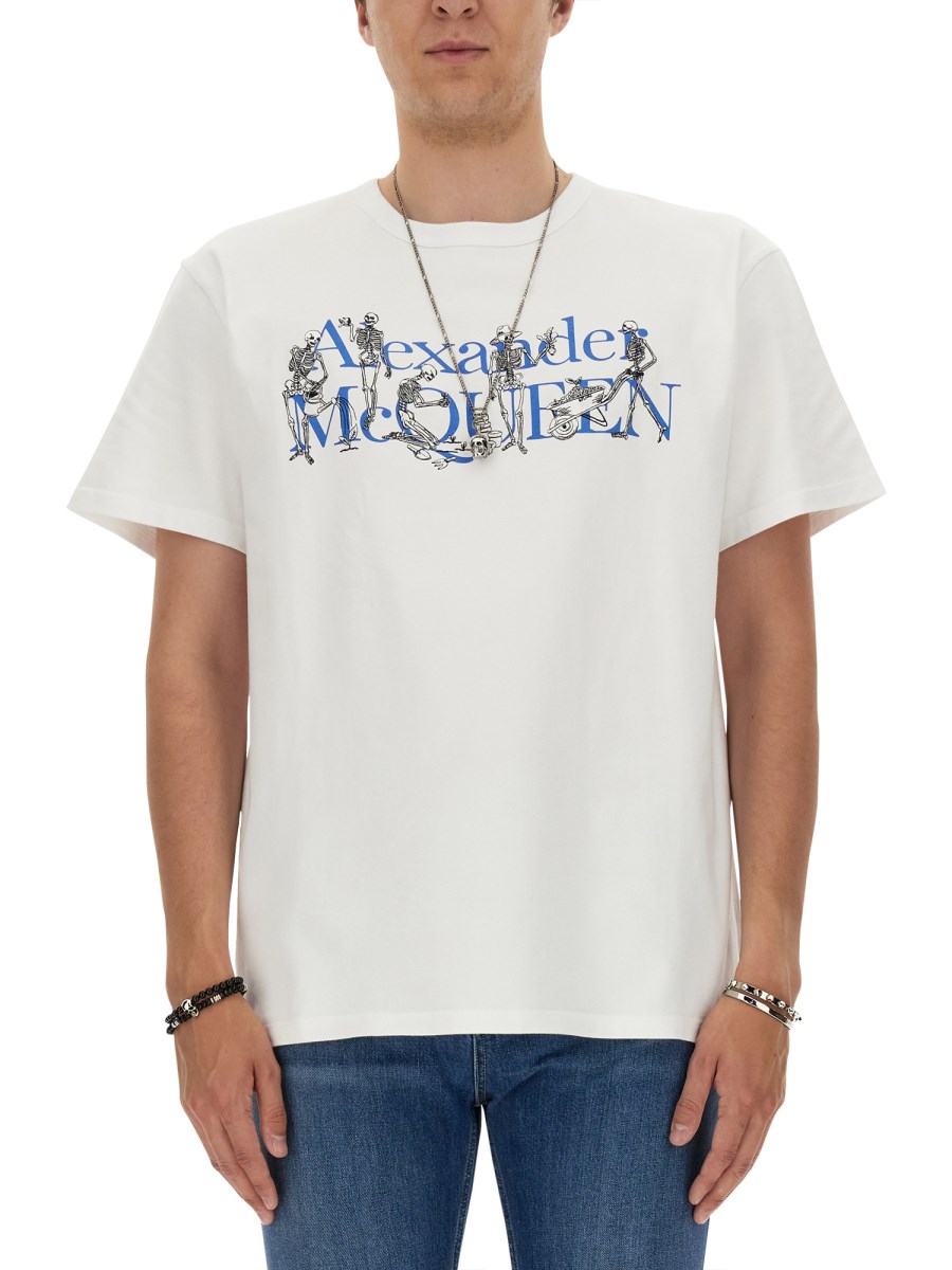 ALEXANDER McQUEEN T-SHIRT CON LOGO