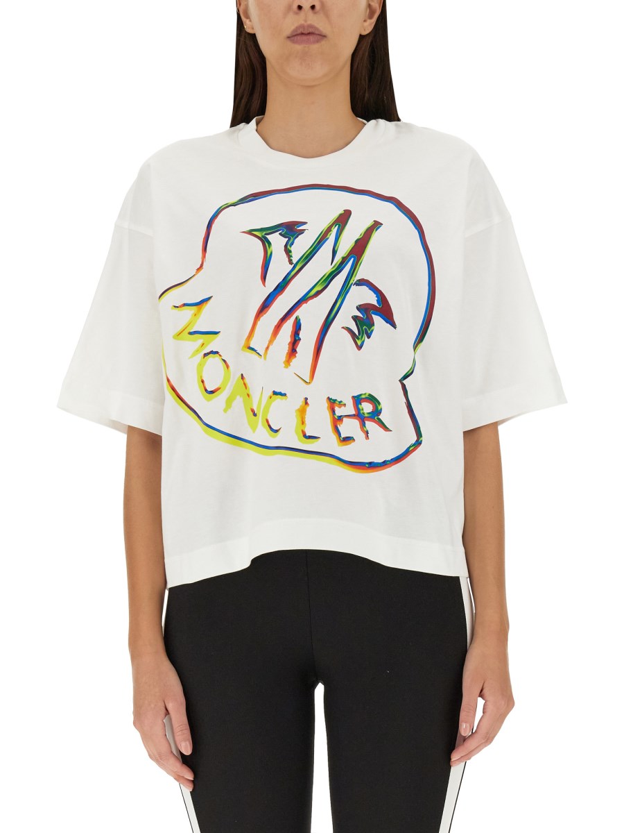 MONCLER T-SHIRT CON LOGO