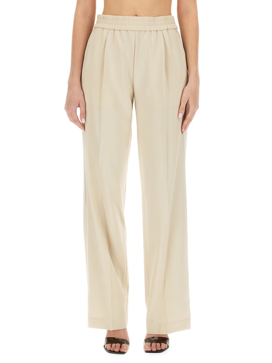 HELMUT LANG PANTALONE WIDE LEG IN LANA