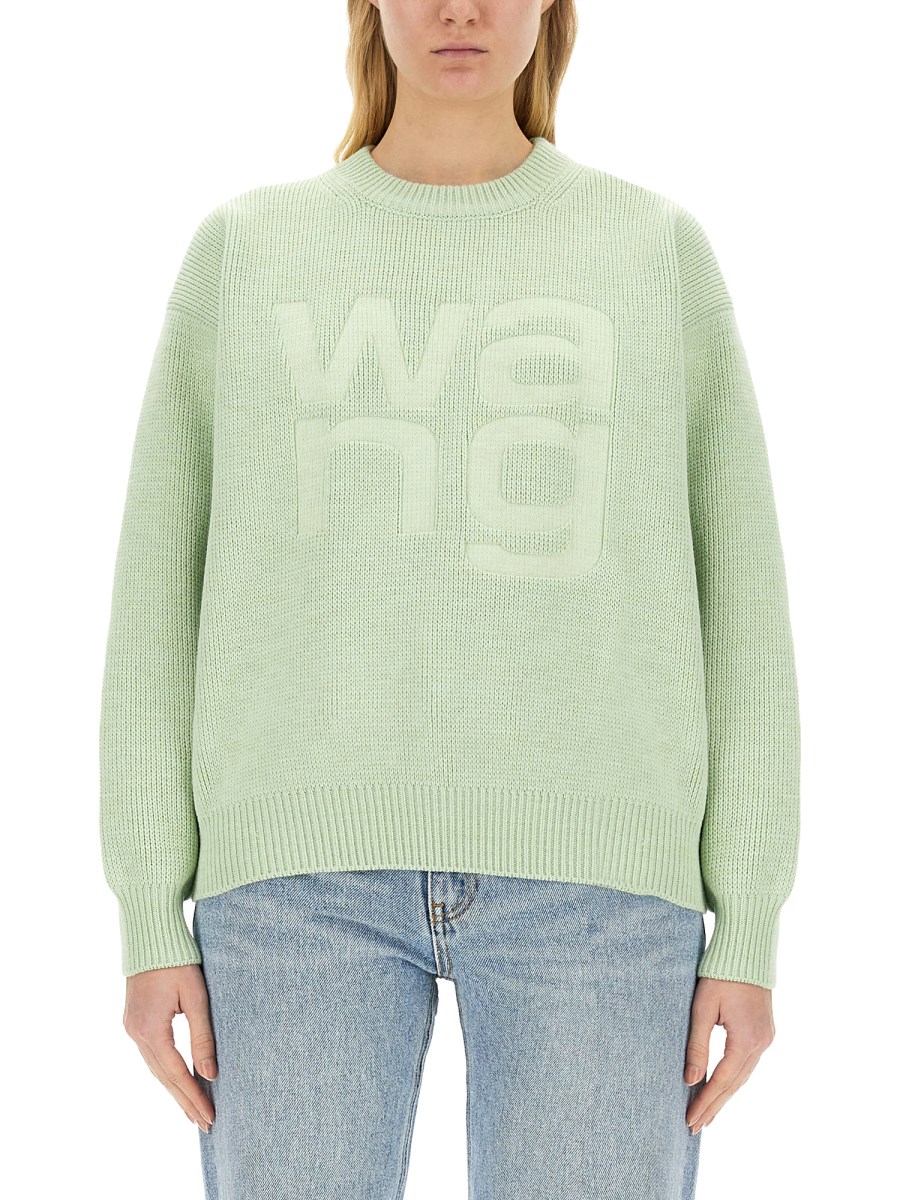 ALEXANDERWANG.T MAGLIA CON LOGO