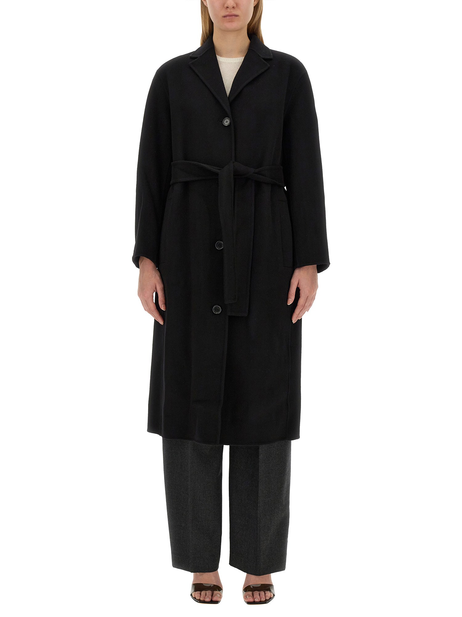 theory belted coat