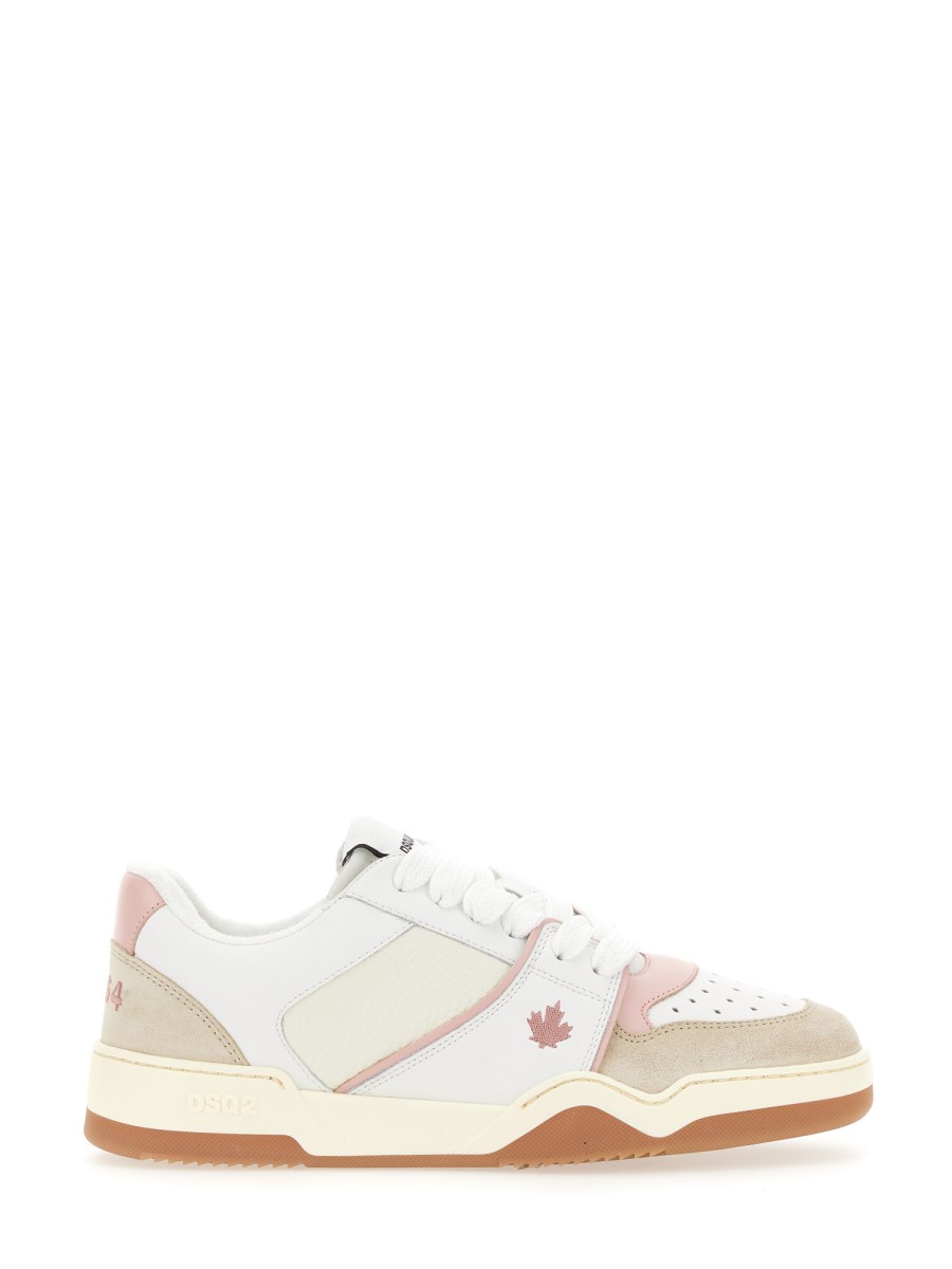 DSQUARED SNEAKER IN PELLE CON LOGO