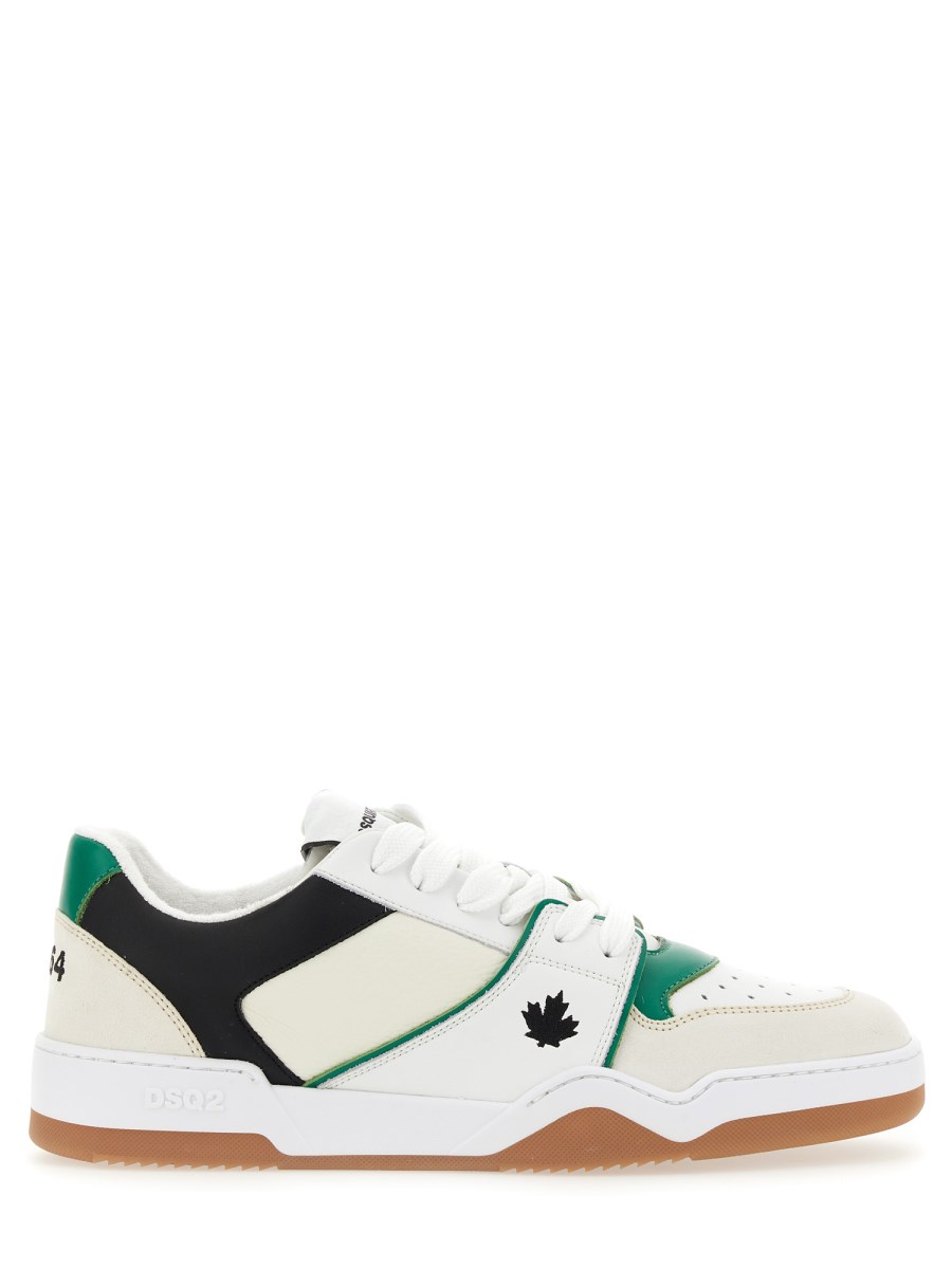 DSQUARED SNEAKER IN PELLE CON LOGO