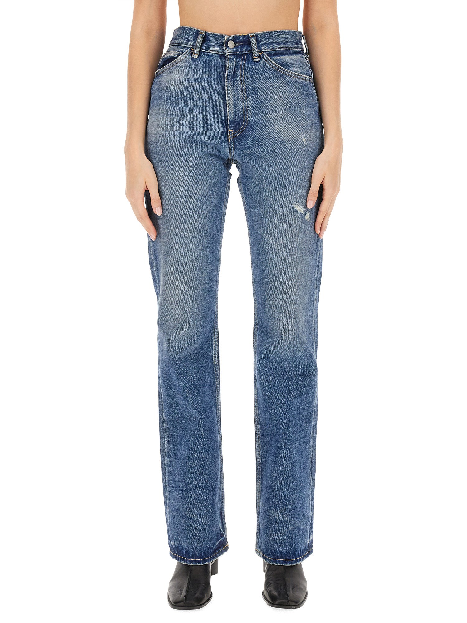 Acne Studios Jeans In Denim In Blue