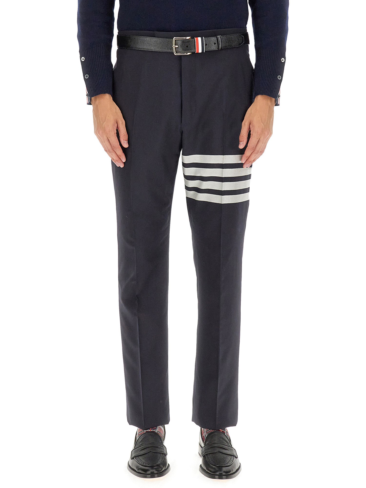 thom browne classic pants with martingale