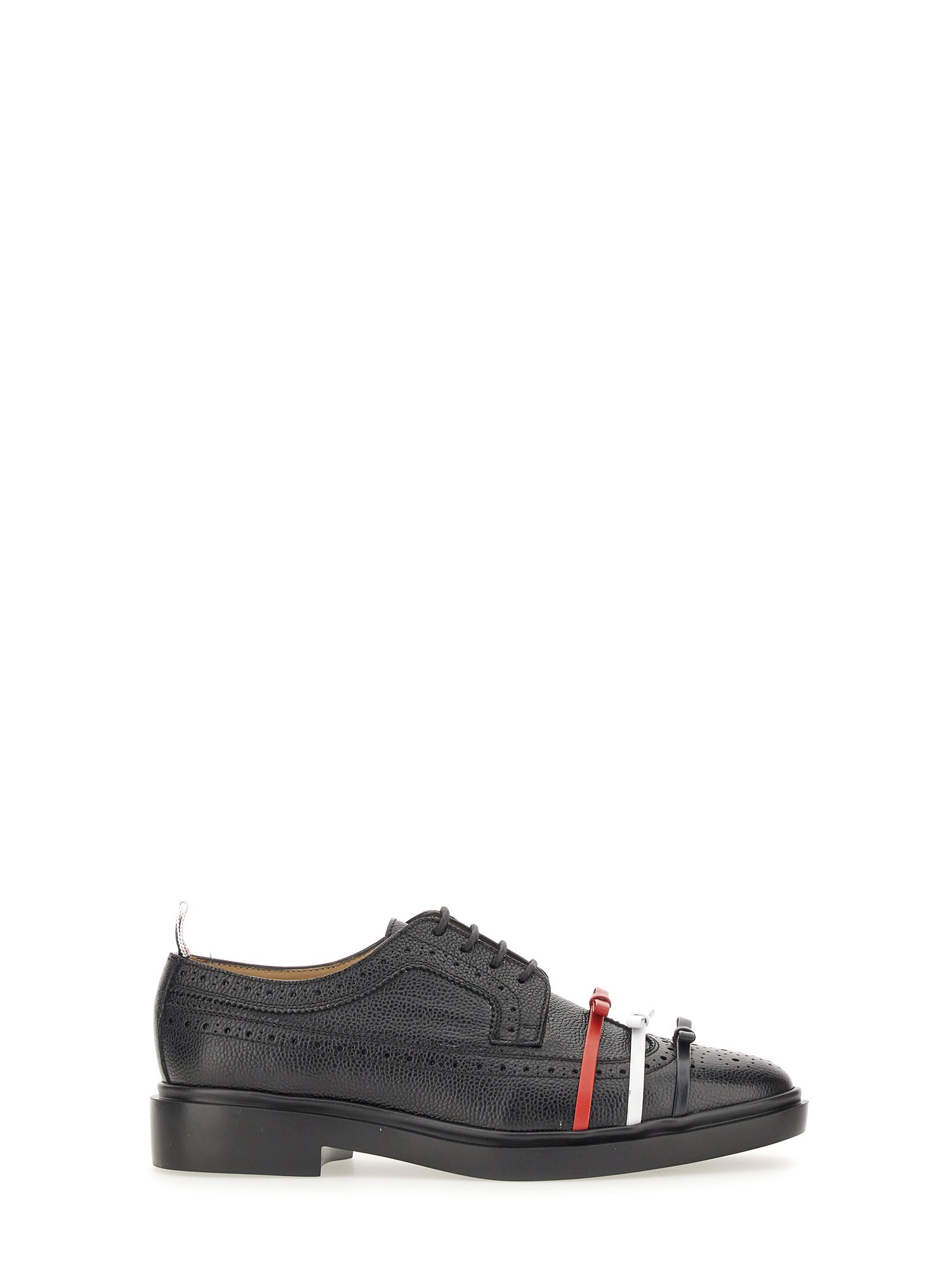 thom browne lace-ups with three bows