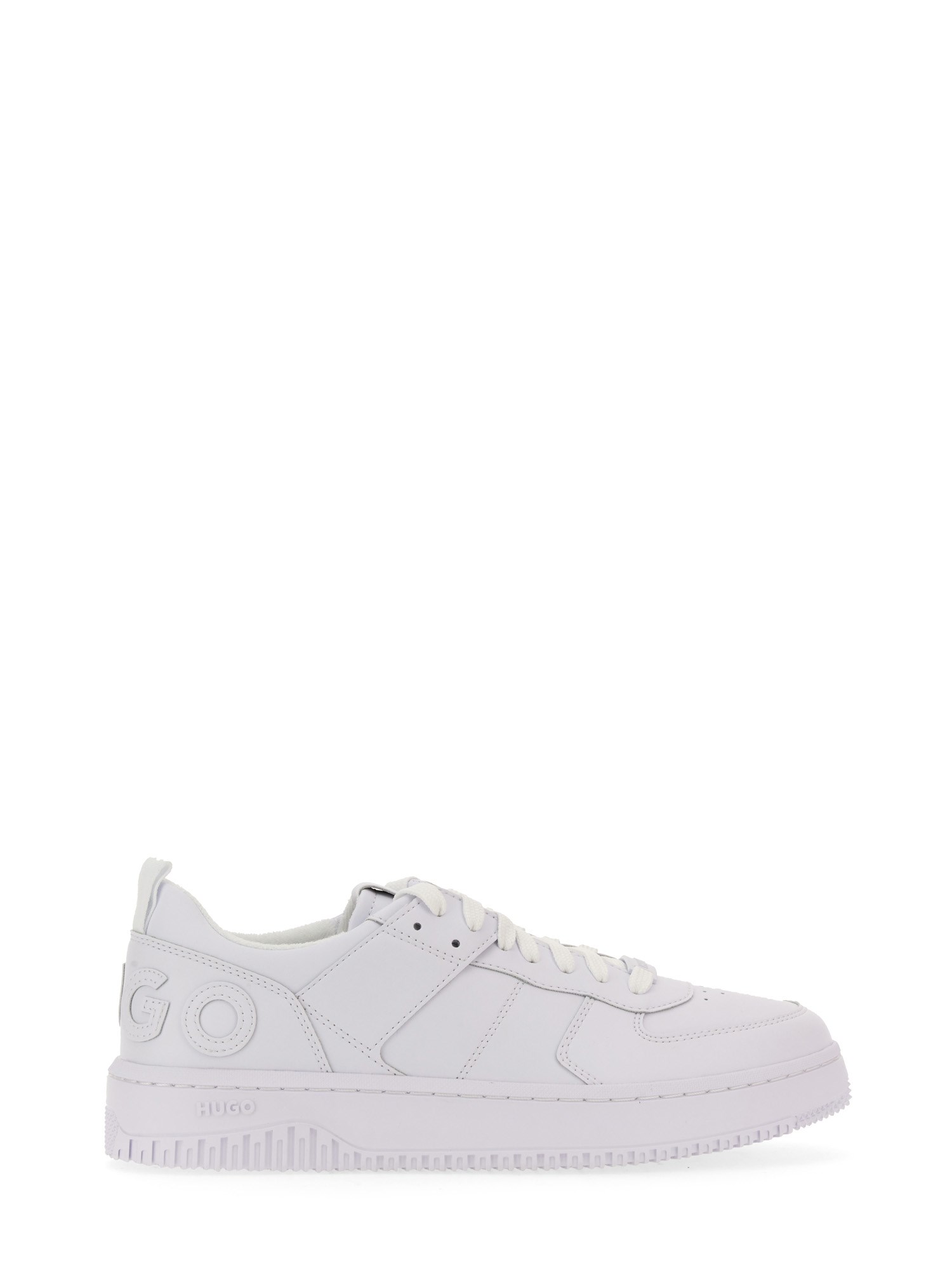 Shop Hugo Sneaker With Logo In White