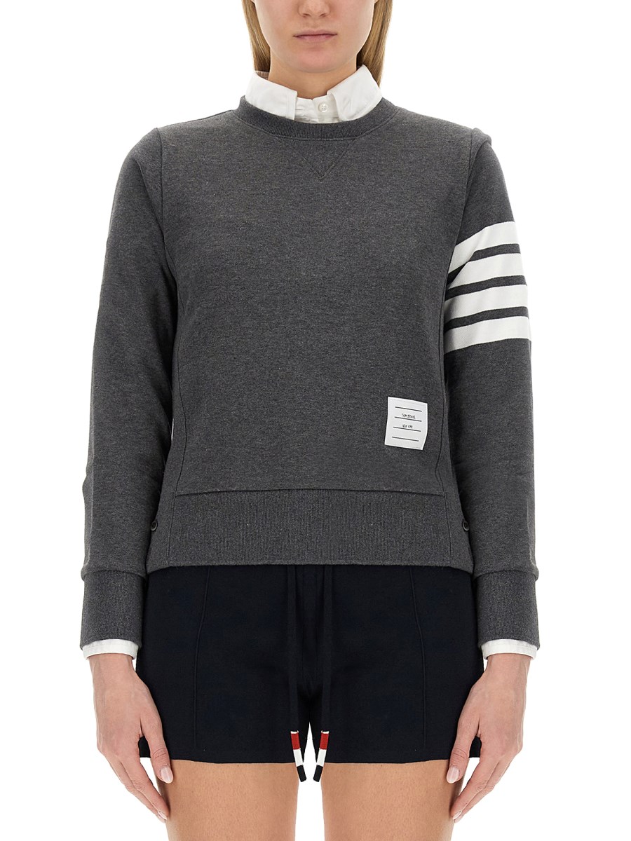 Thom browne crewneck on sale sweatshirt