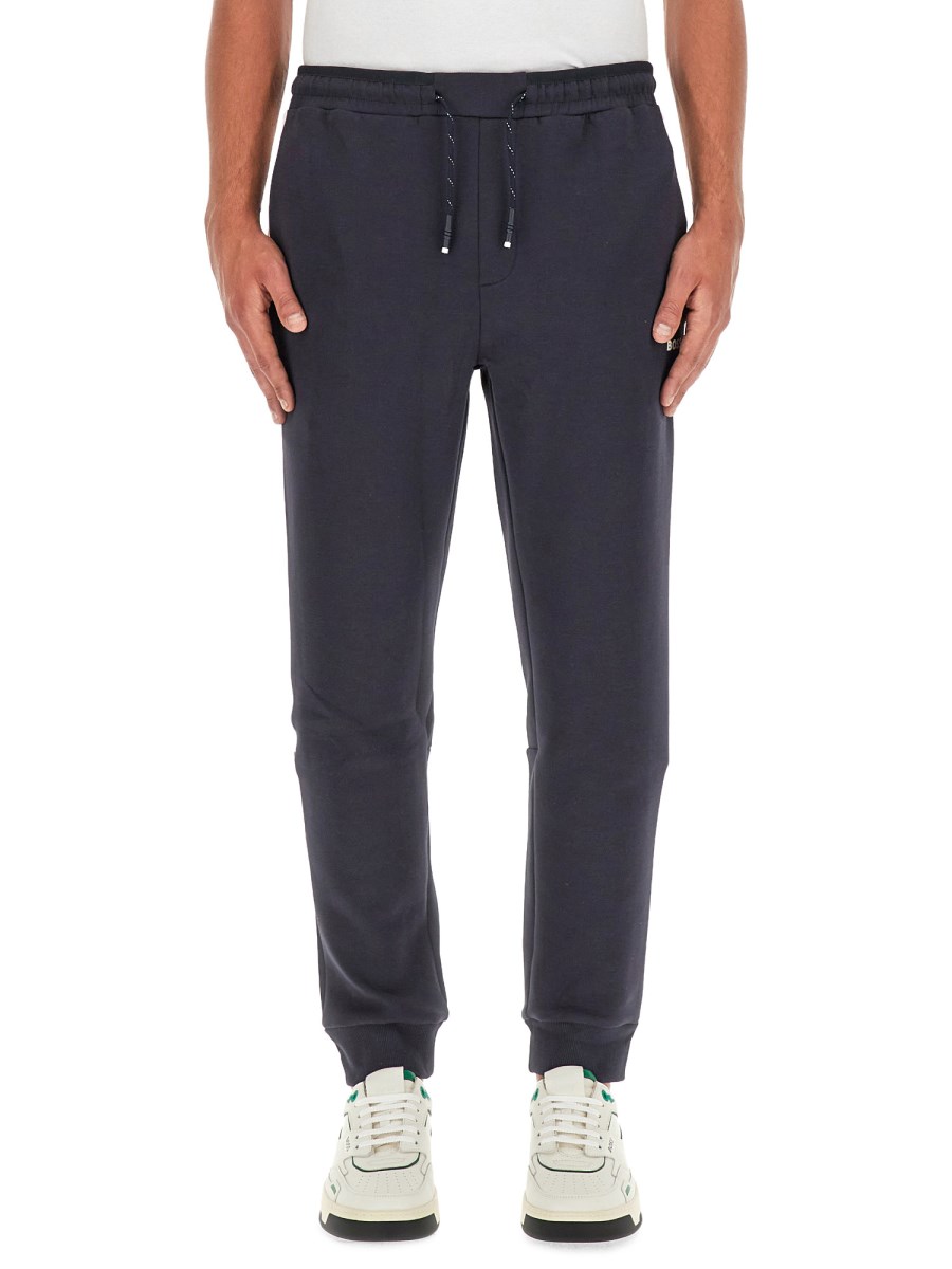 BOSS PANTALONE JOGGING IN COTONE