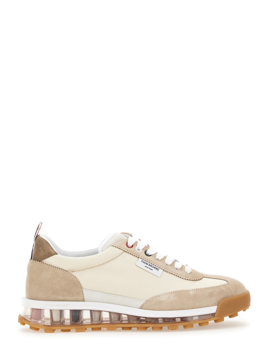 THOM BROWNE SNEAKER TECH RUNNER IN SUEDE E NYLON