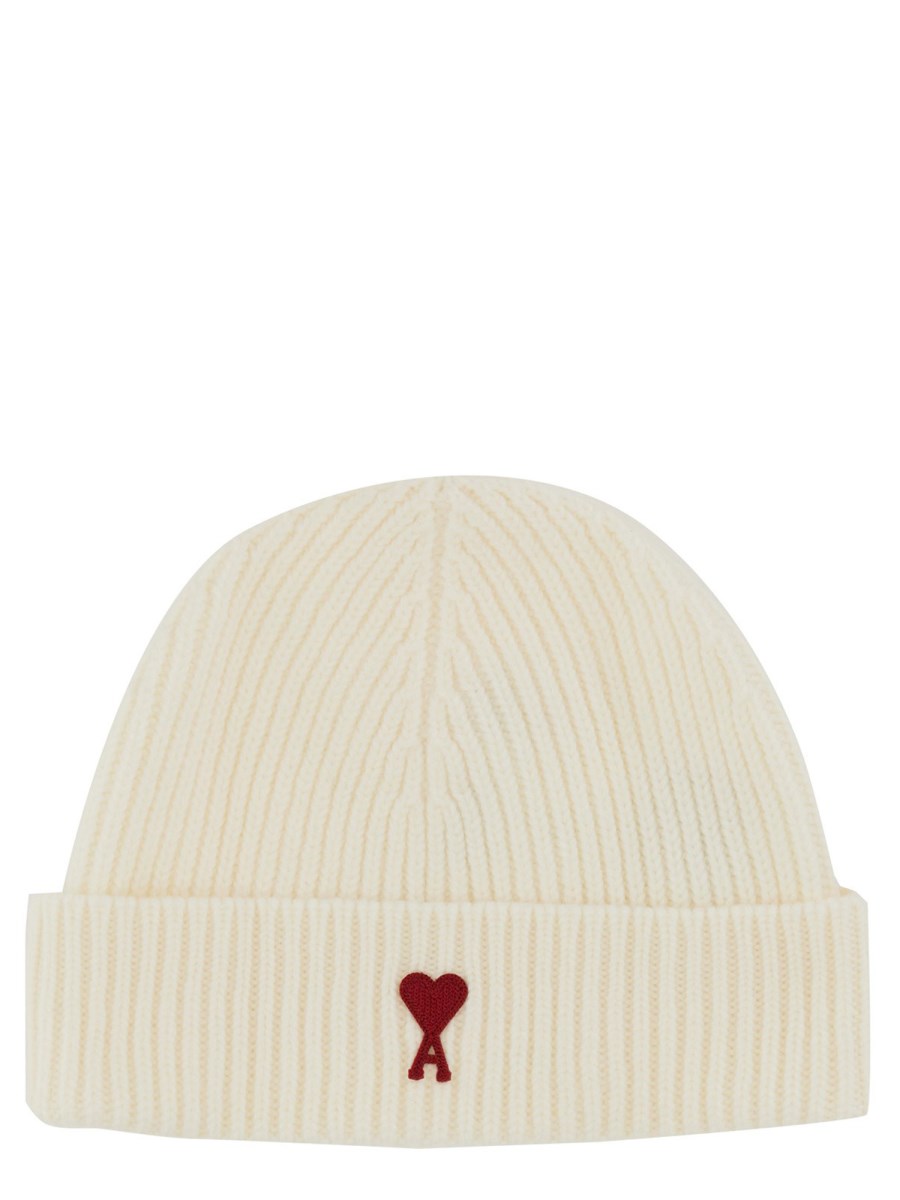 AMI PARIS - WOOL BEANIE HAT - Eleonora Bonucci