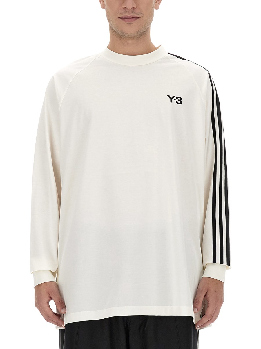 Y - 3 T-SHIRT IN JERSEY DI COTONE CON LOGO