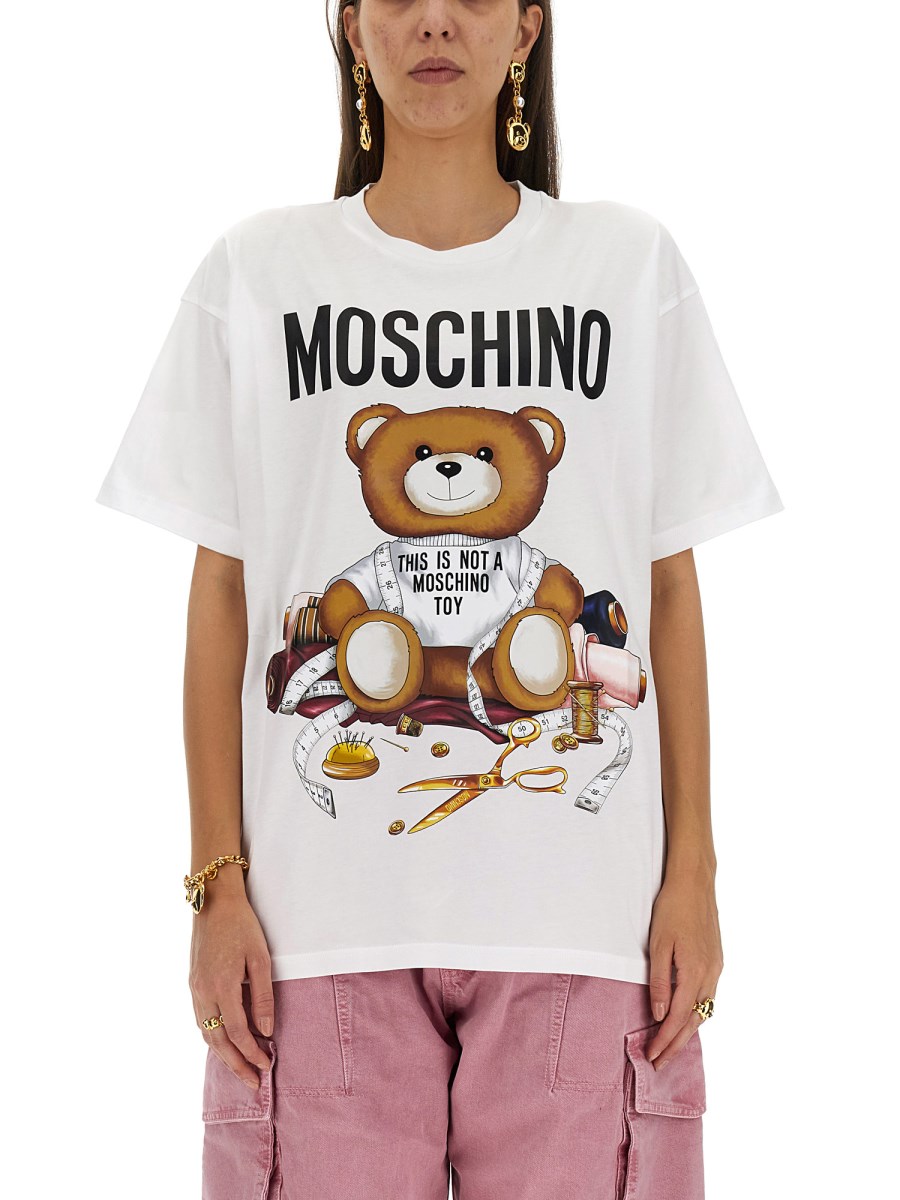 moschino bear t shirt women's