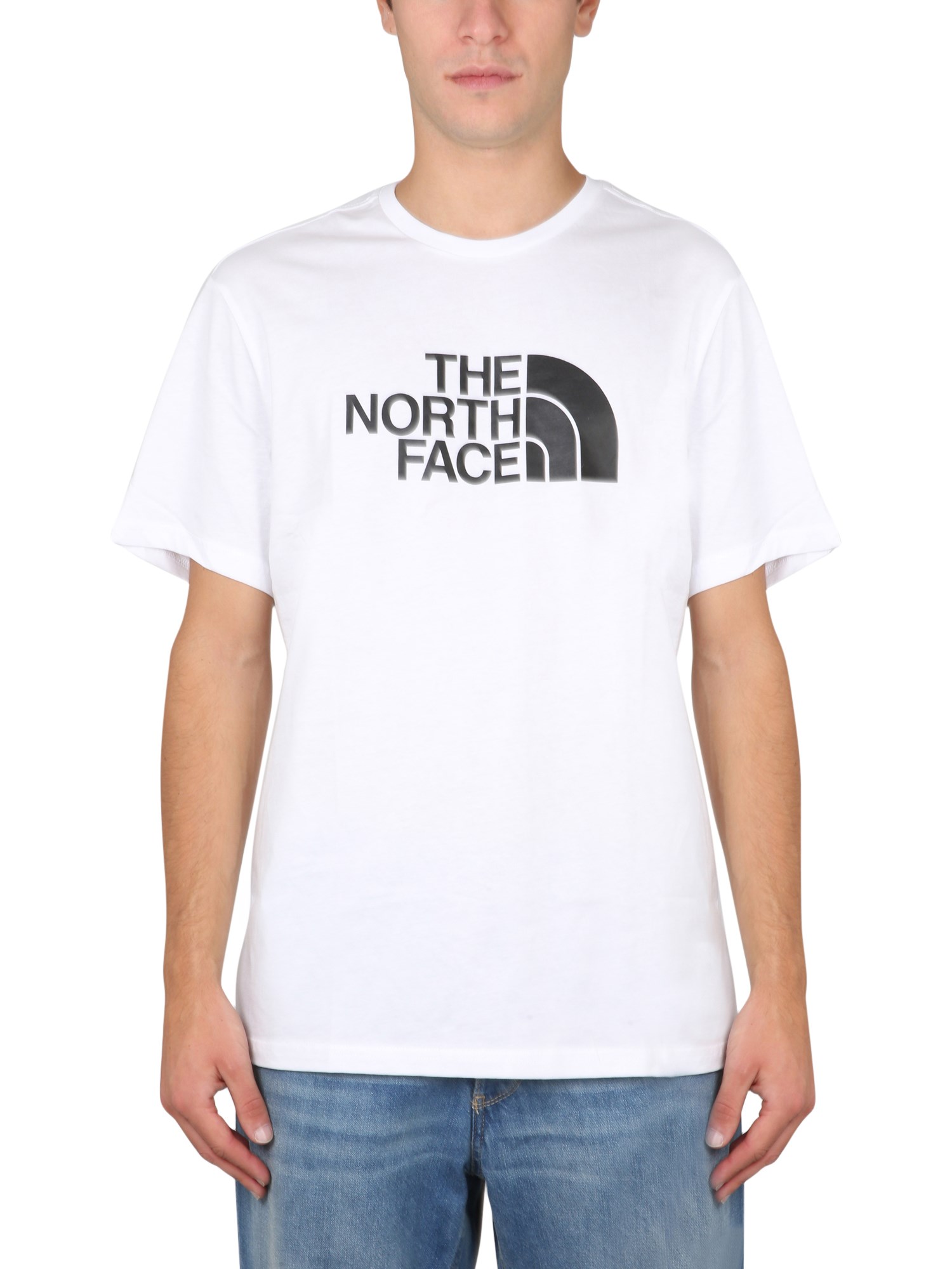 the north face logo print t-shirt
