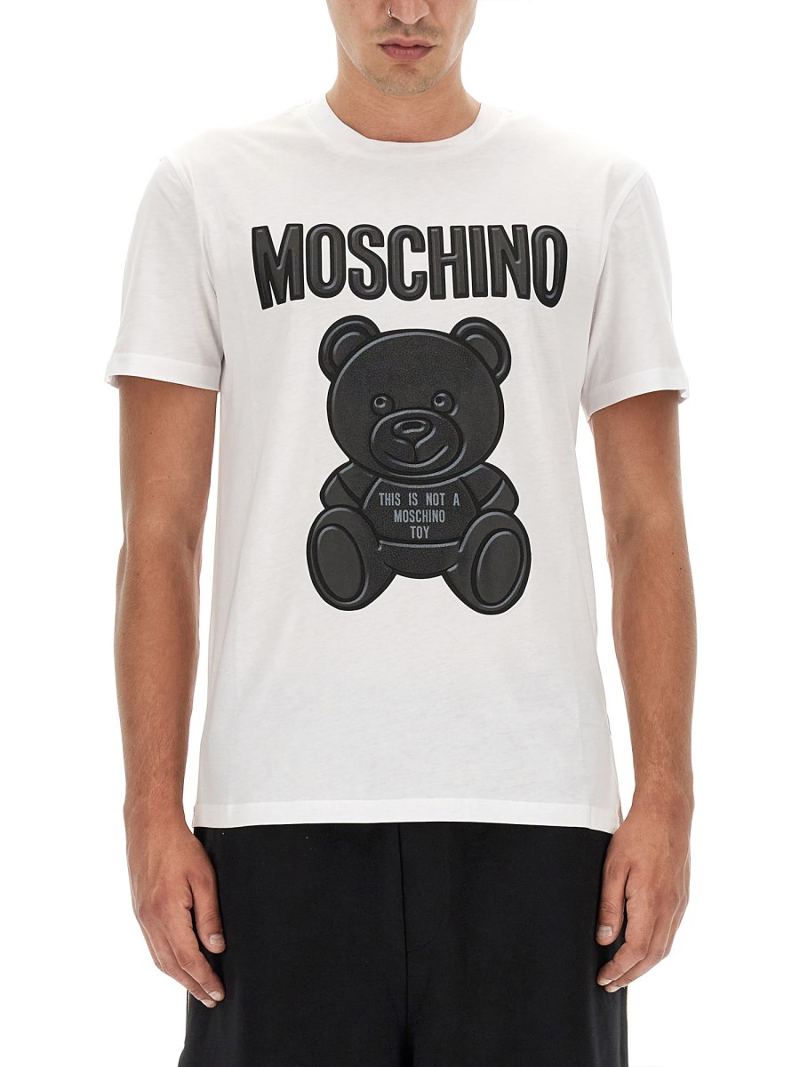 MOSCHINO COTTON TEDDY BEAR T SHIRT Eleonora Bonucci