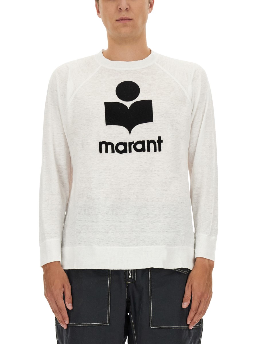 MARANT T-SHIRT KIEFFER IN LINO