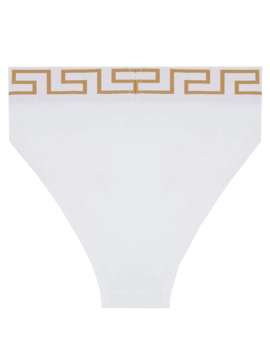 VERSACE - COTTON GREEK PATTERN BOXER SHORTS - Eleonora Bonucci