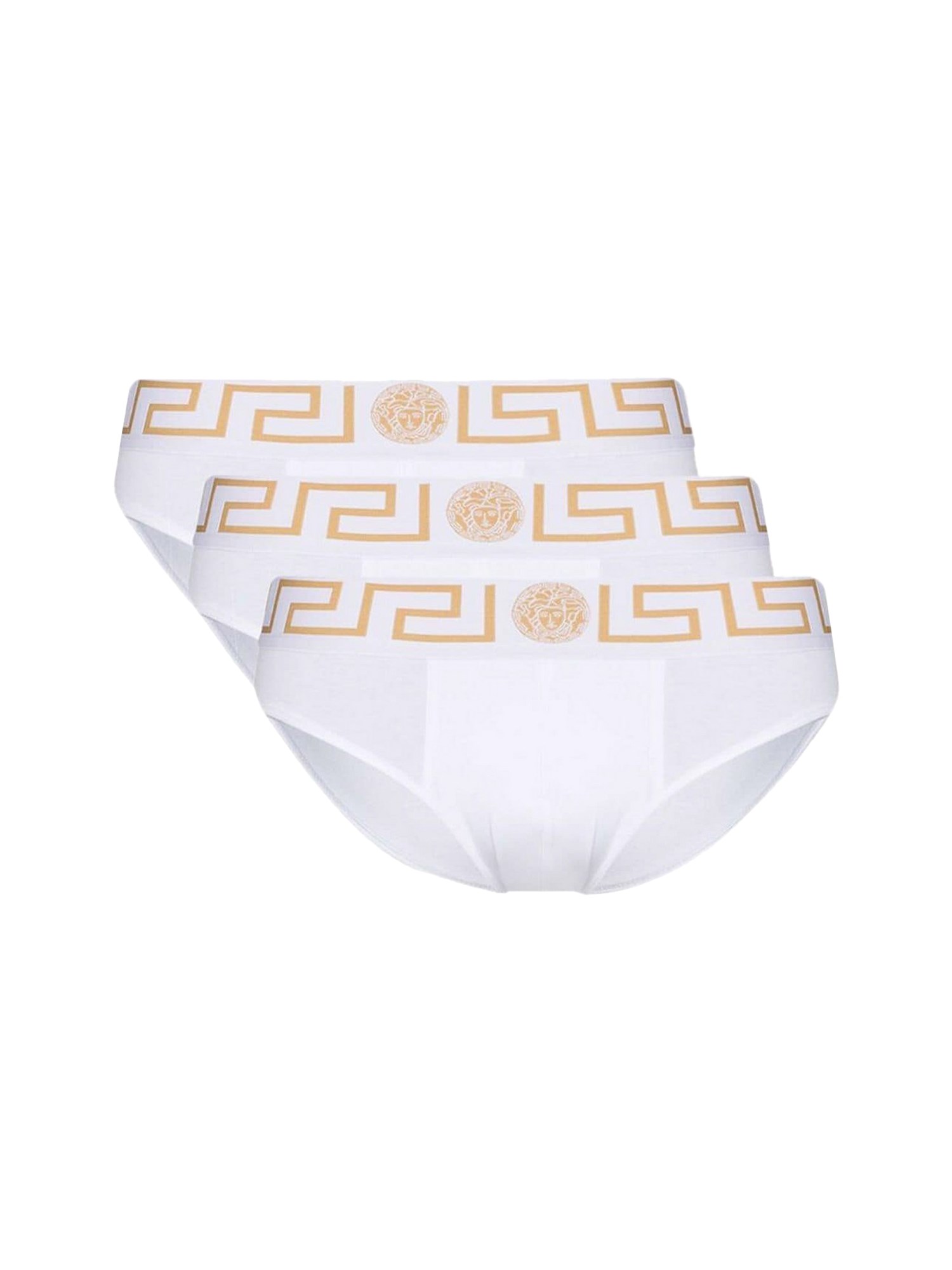 Versace Three-panties Confection In White