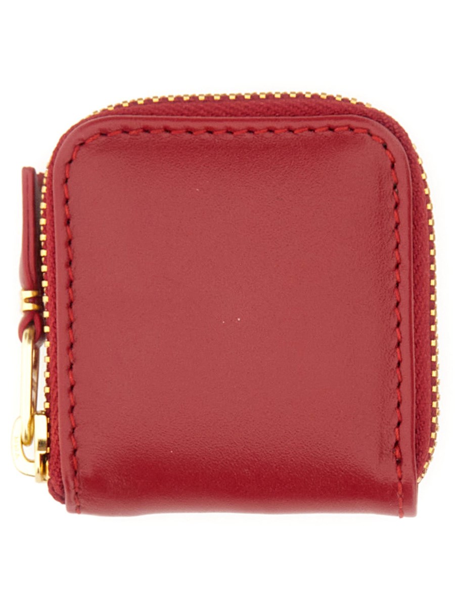 COMME DES GARCONS WALLET PORTAFOGLIO IN PELLE CON ZIP