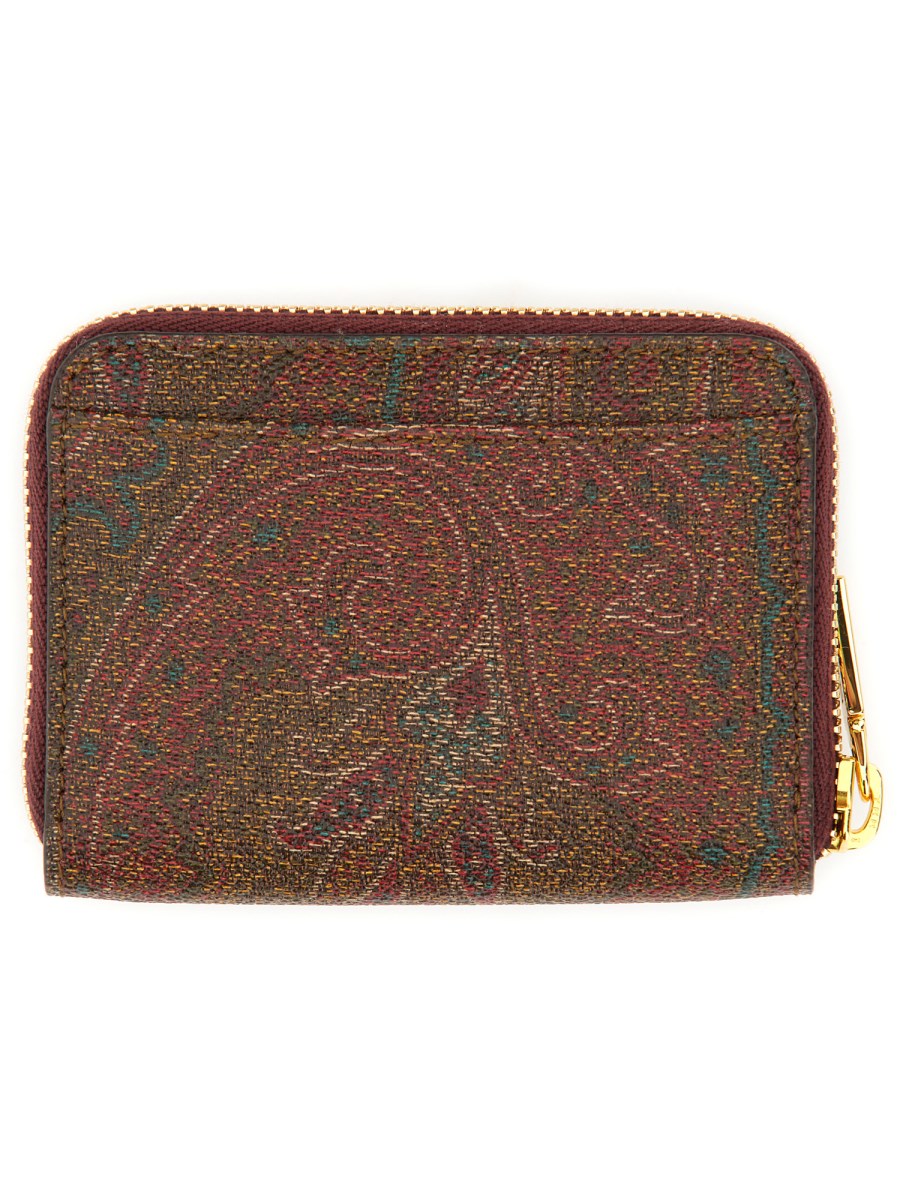 PORTAFOGLIO CON STAMPA PAISLEY 