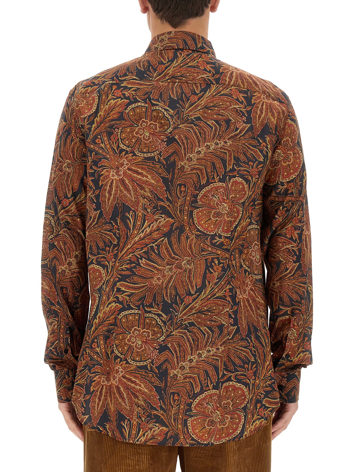 Etro Rome Shirt In Brown