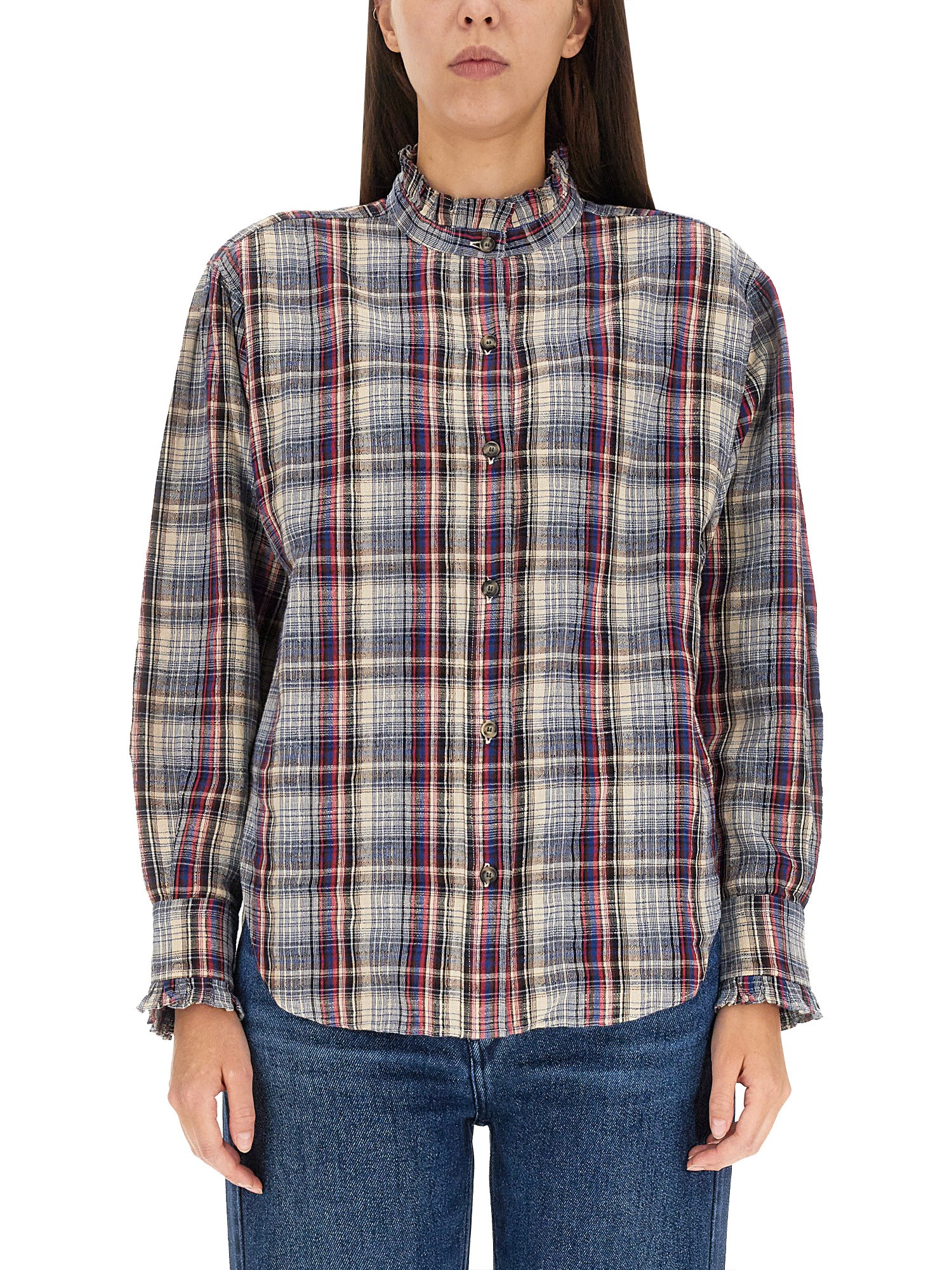 Shop Marant Etoile Saoli Shirt In Blue