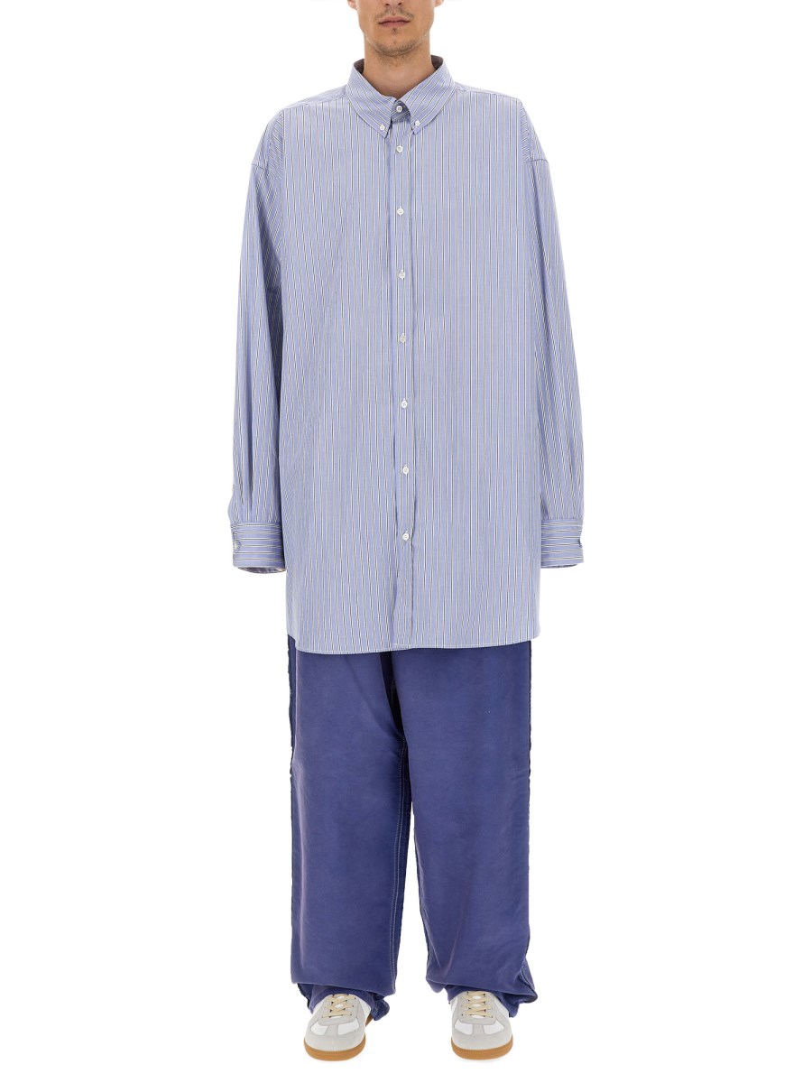 MAISON MARGIELA CAMICIA OXFORD IN COTONE