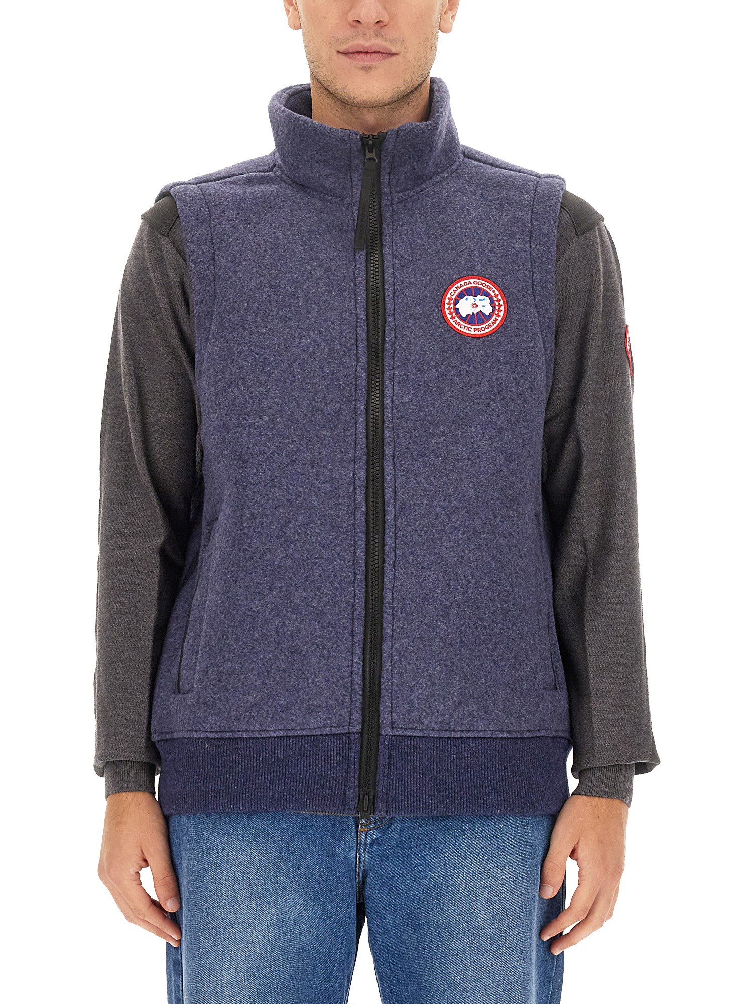 canada goose vests with logo