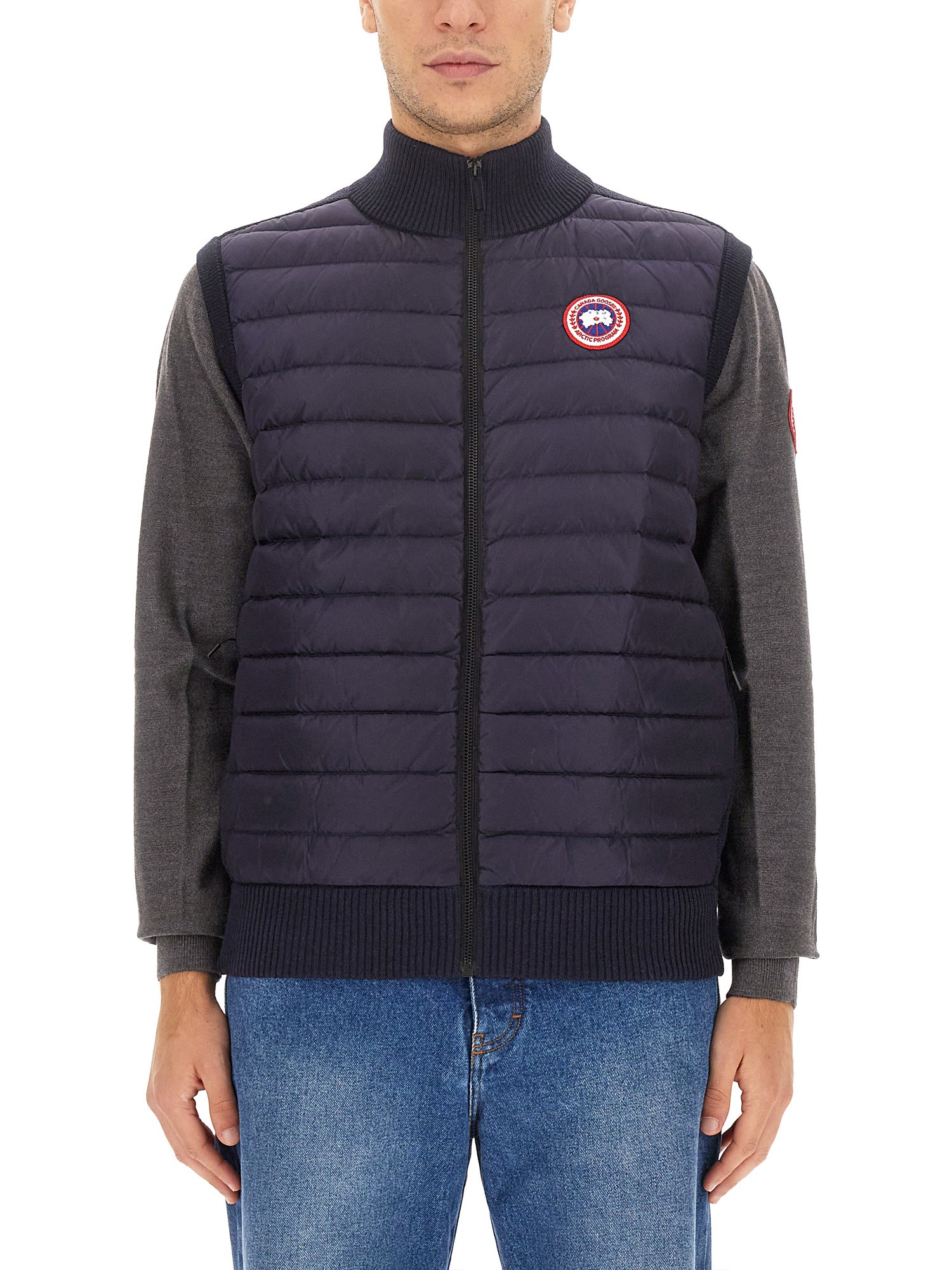 canada goose vests with logo