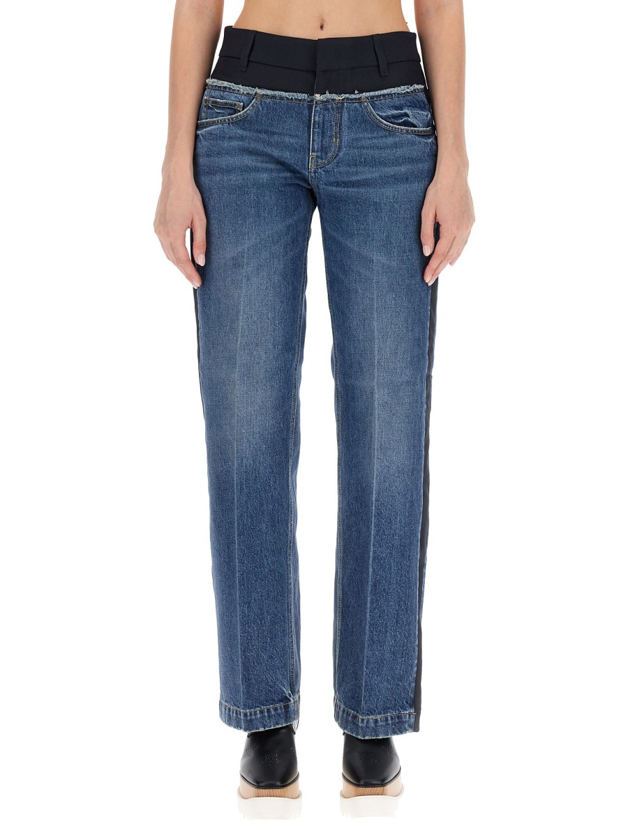 JEANS IN DENIM E TWILL