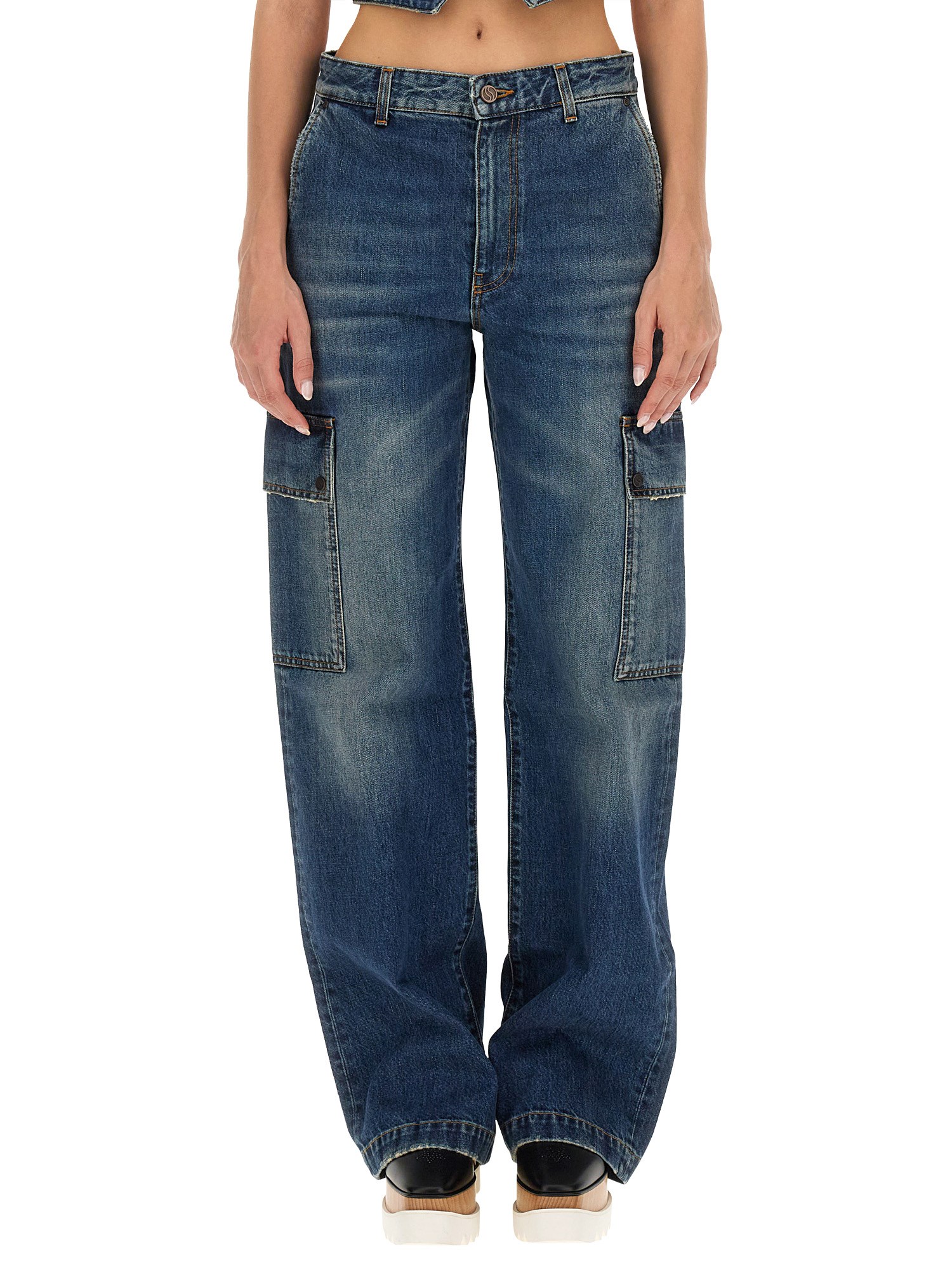 stella mccartney cargo jeans
