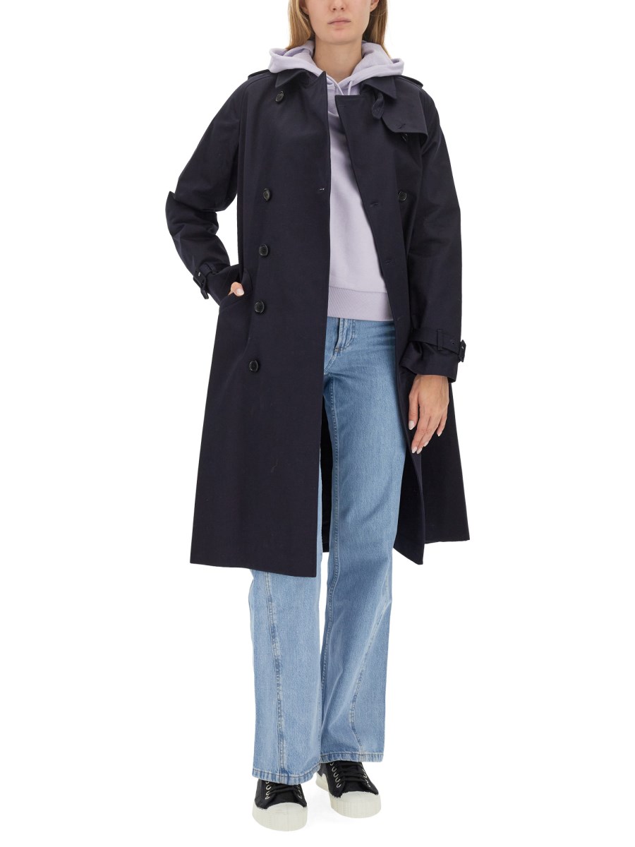 Apc navy outlet coat