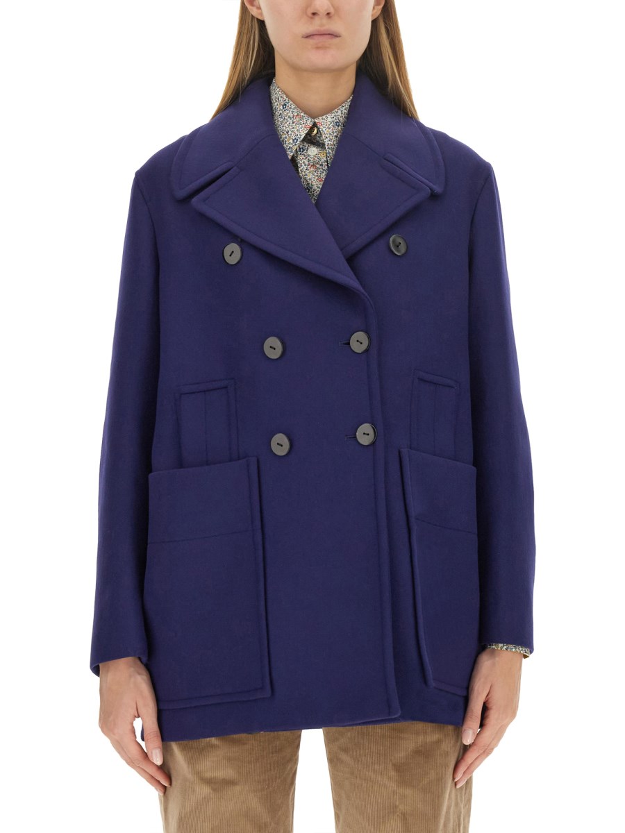 Paul Smith single-breasted coat - Blue