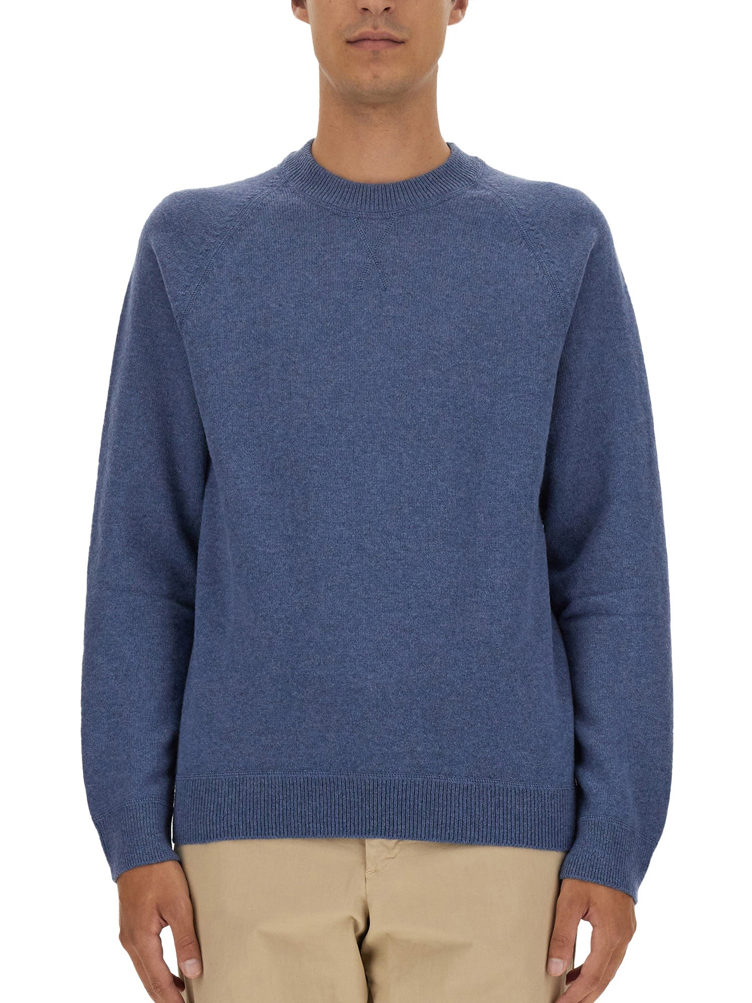 Shop Ps By Paul Smith Wool Jersey. In Blue