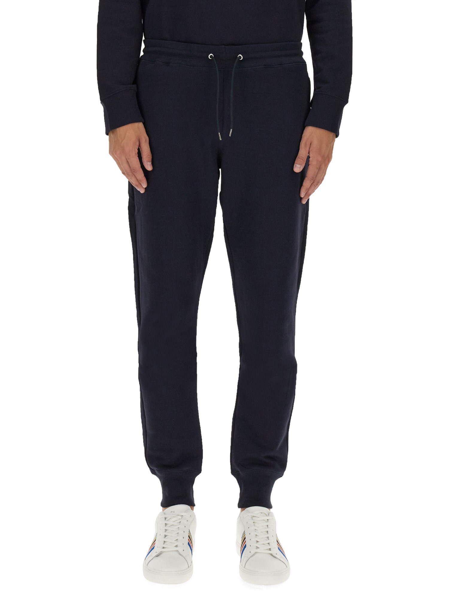 Ps By Paul Smith Ps Paul Smith Drawstring Tapered Track Pants In Blue