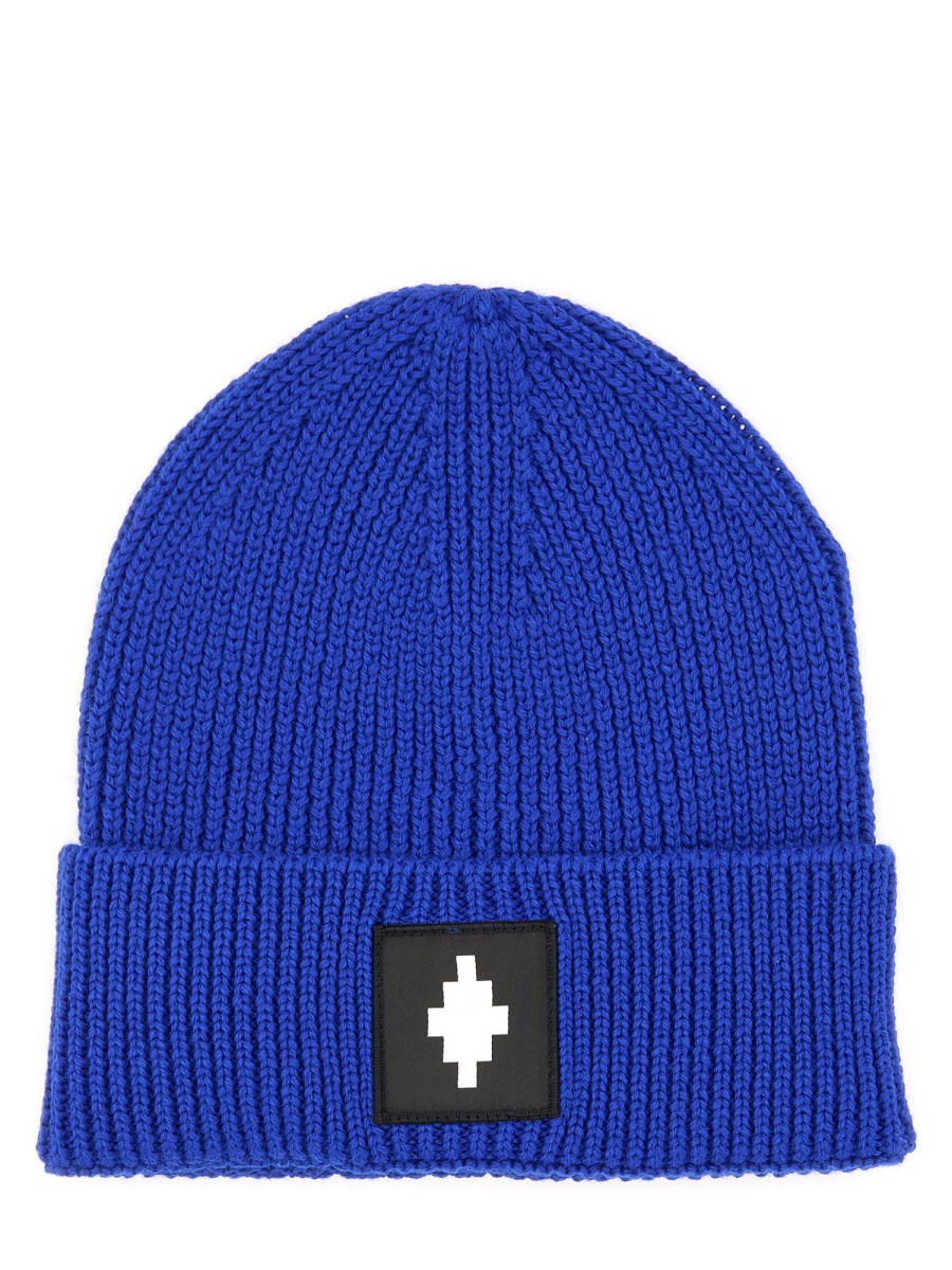 MARCELO BURLON COUNTY OF MILAN CAPPELLO BEANIE CON LOGO